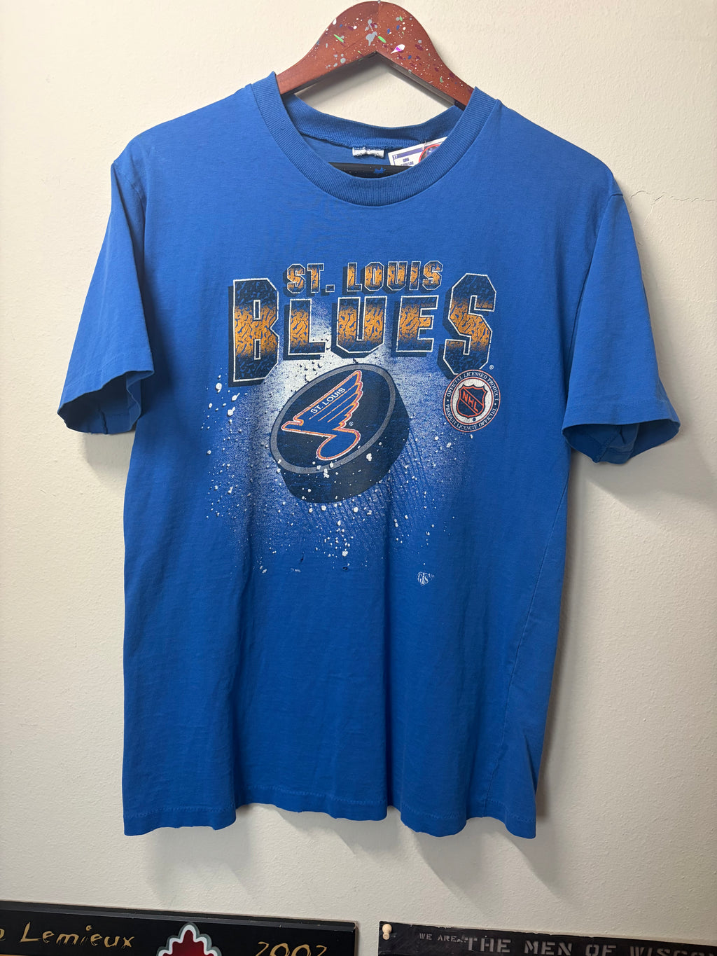 Vintage St Louis Blues T Shirt (Medium)