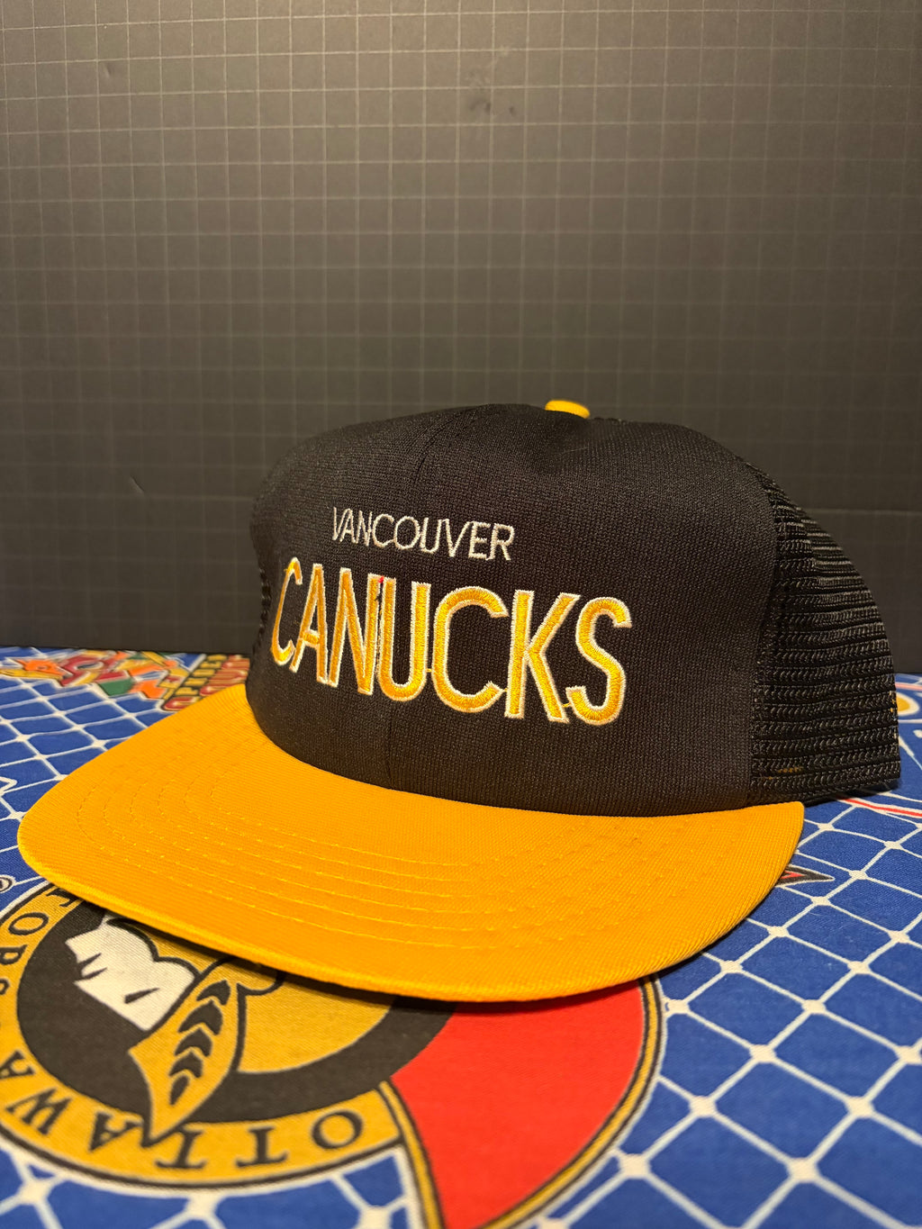 Vintage Vancouver Canucks “Trucker” Snapback Hat