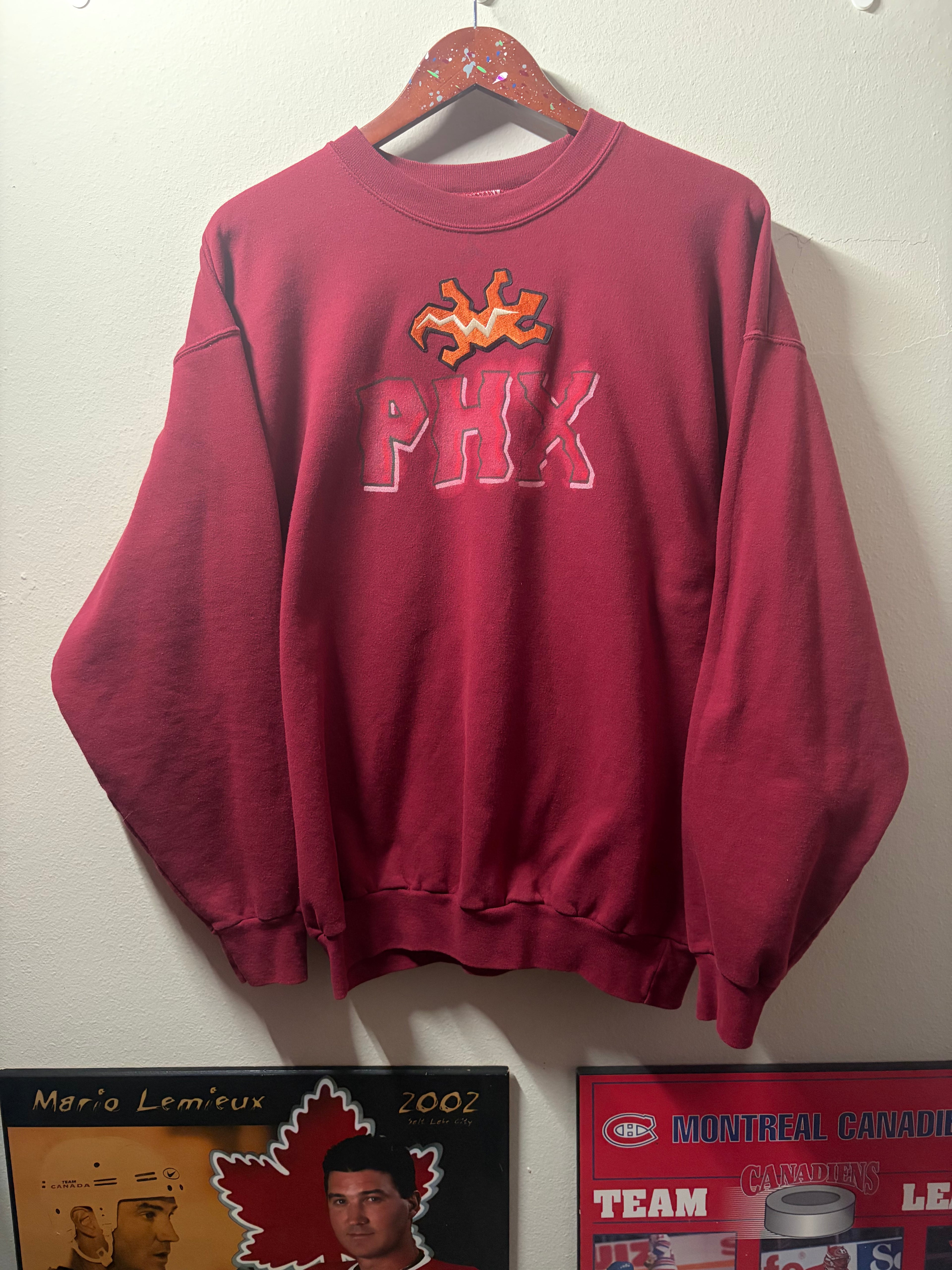 Vintage Phoenix Coyotes “Upcycled” Crewneck (XL)