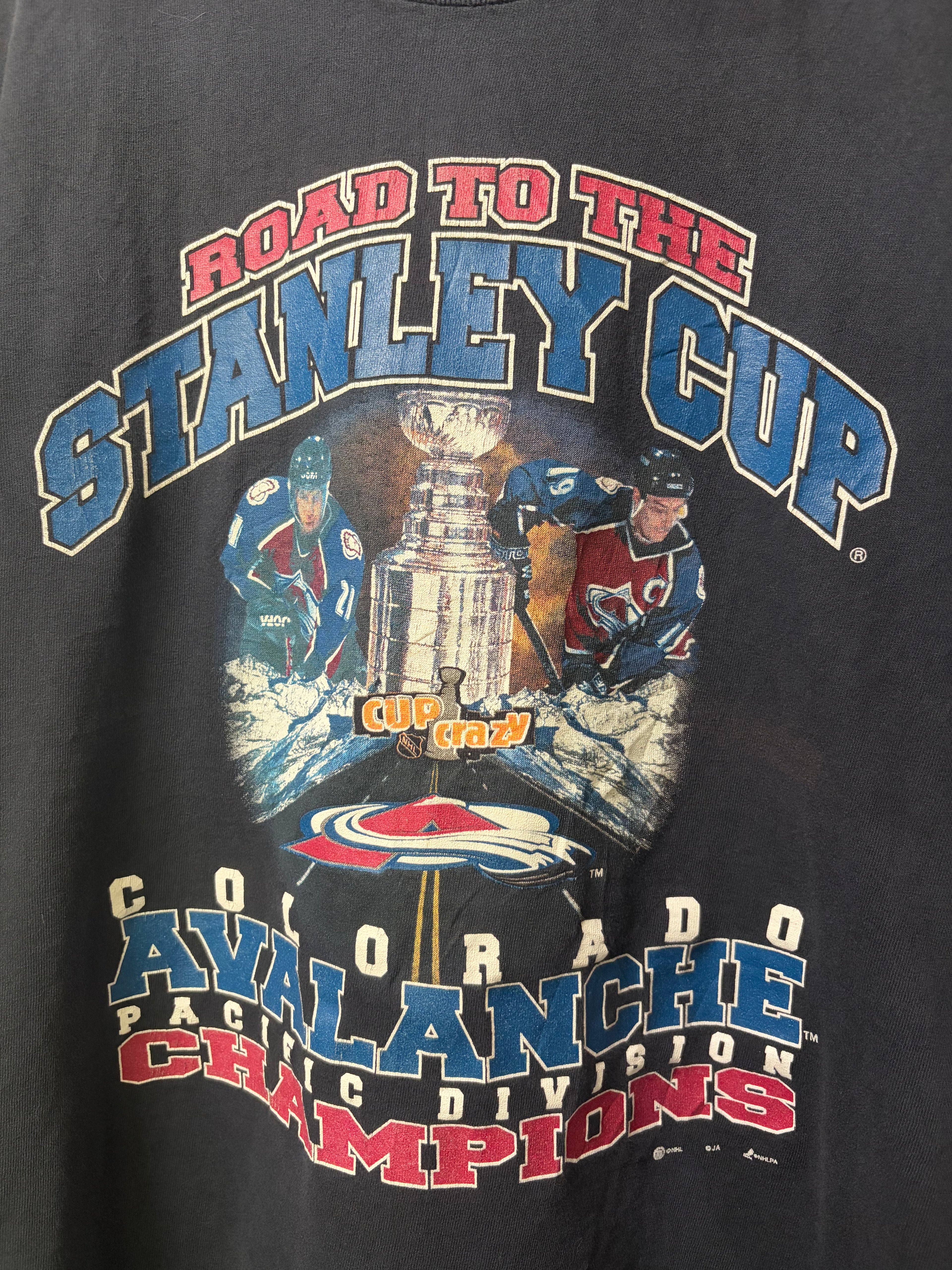 Vintage Colorado Avalanche “Road To The Stanley Cup” T Shirt (M)