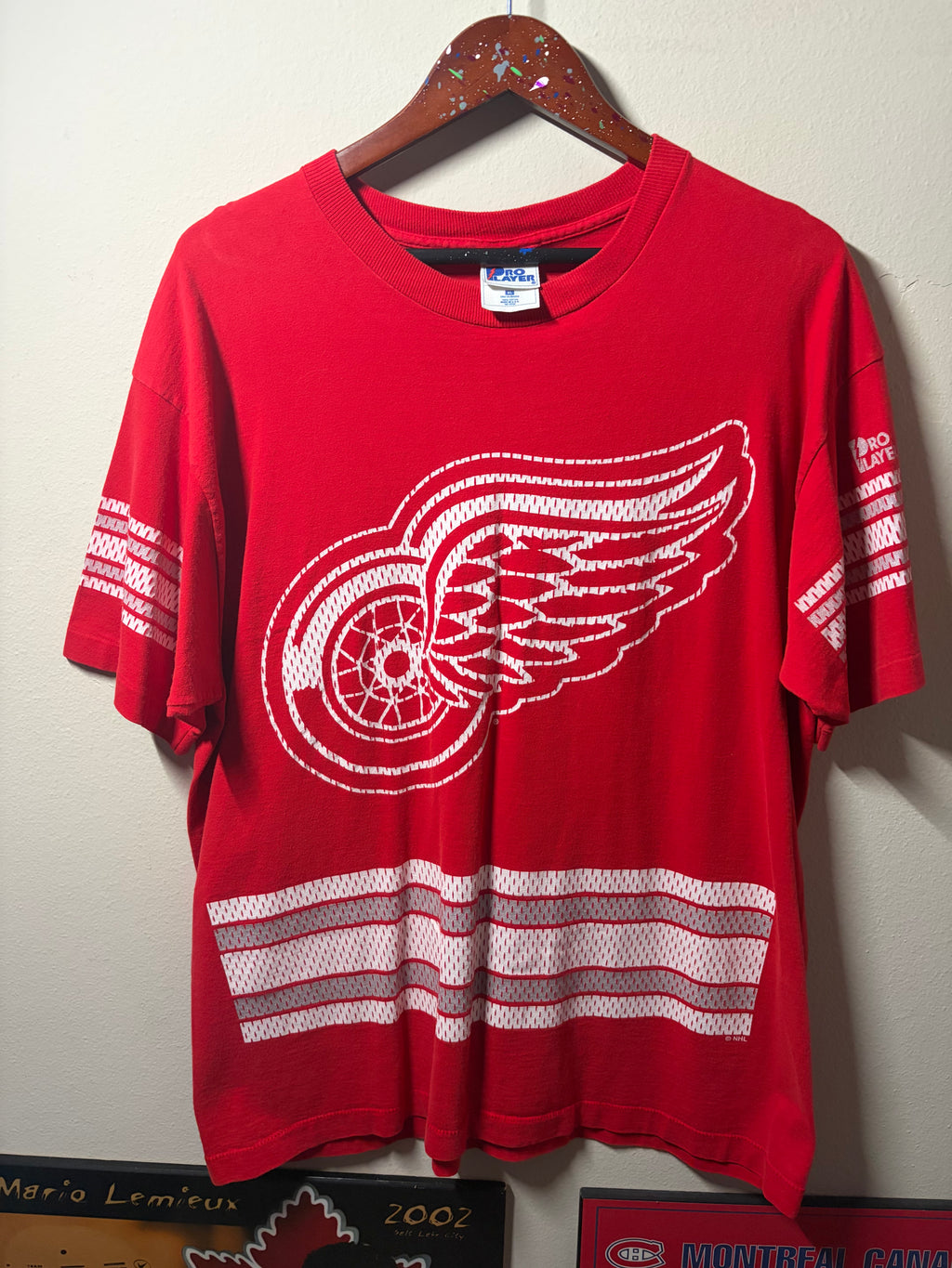 Vintage Detroit Red Wings Pro Player T Shirt (XL)