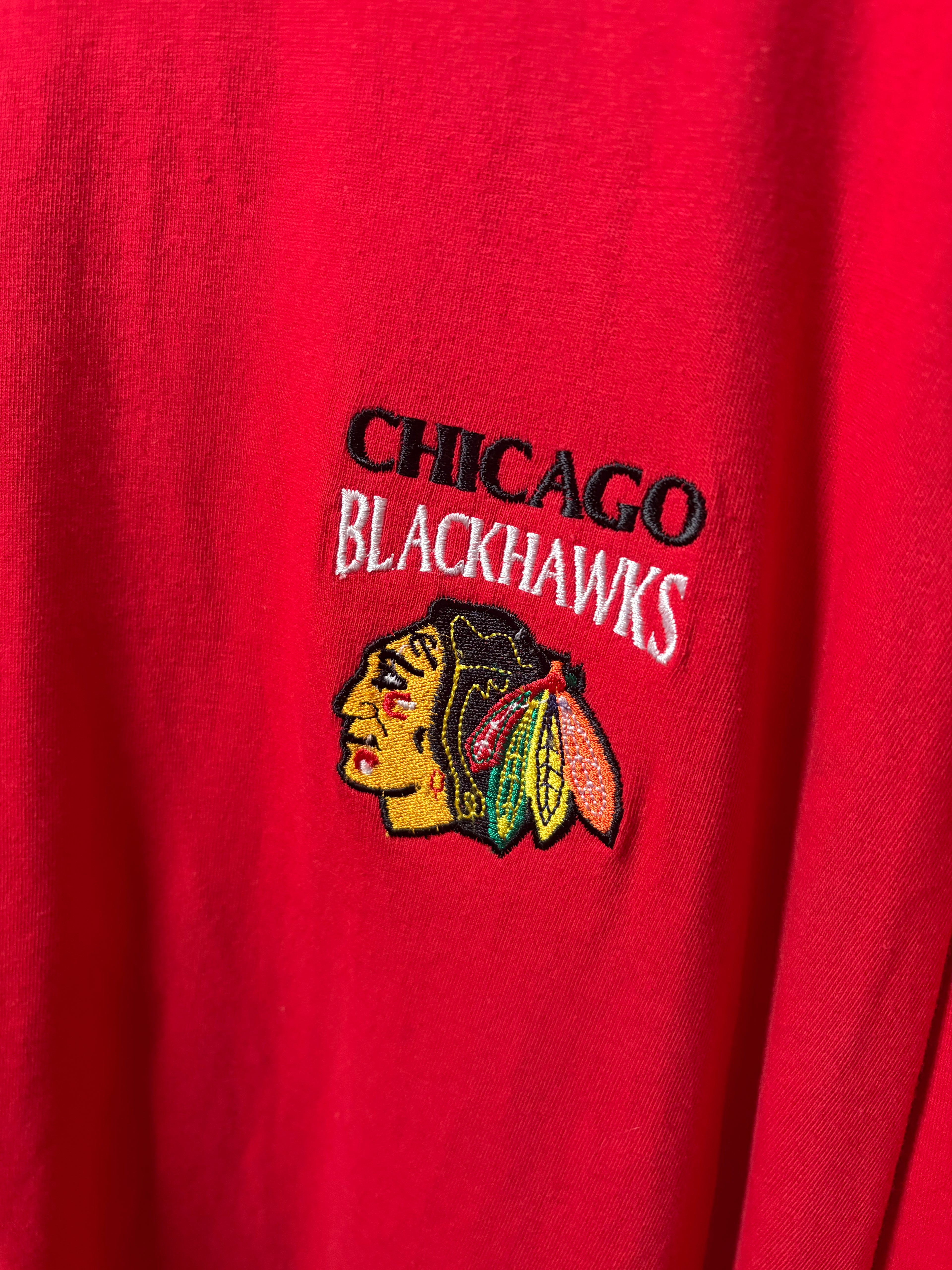 Vintage Blackhawks Turtleneck L/S Shirt (XL)