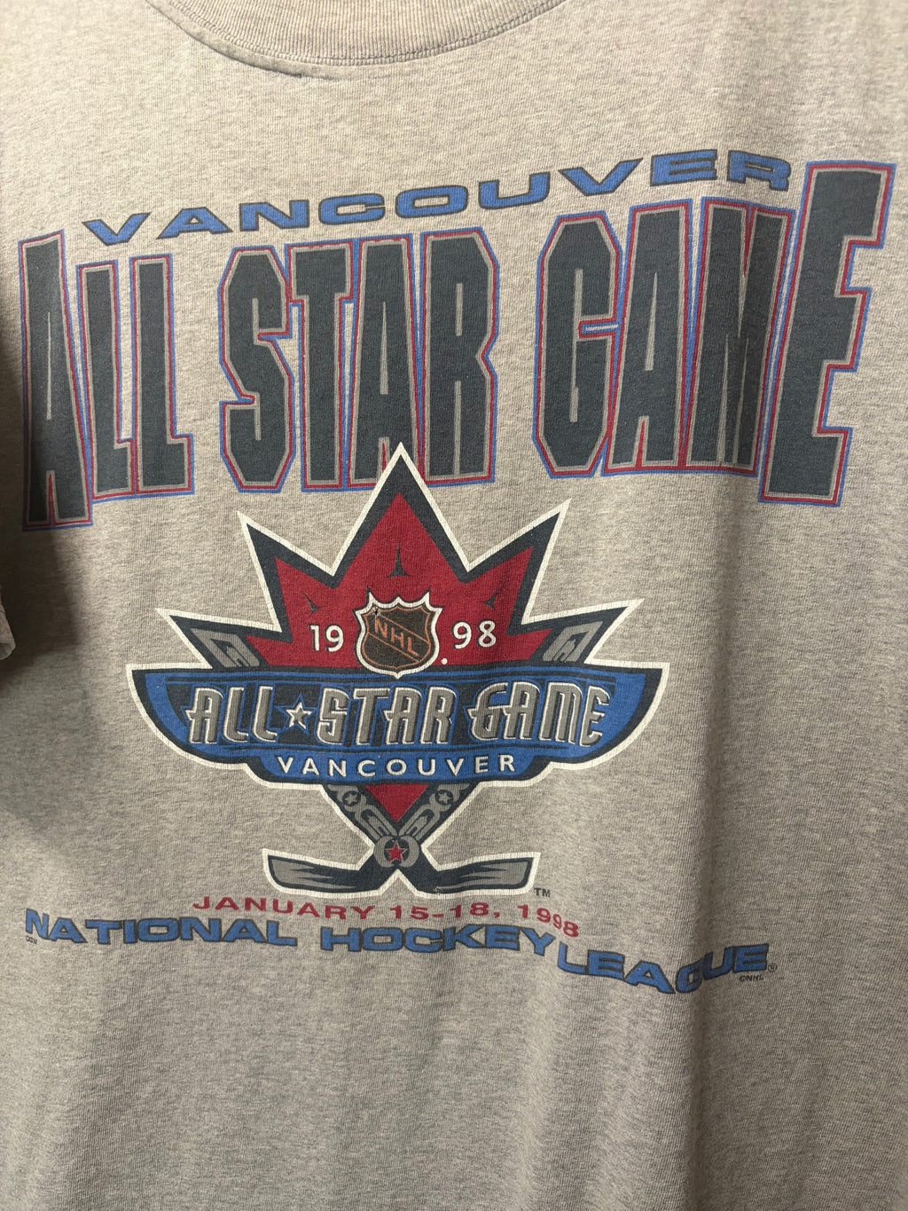 Vintage Vancouver 1998 NHL All Star Game T Shirt
