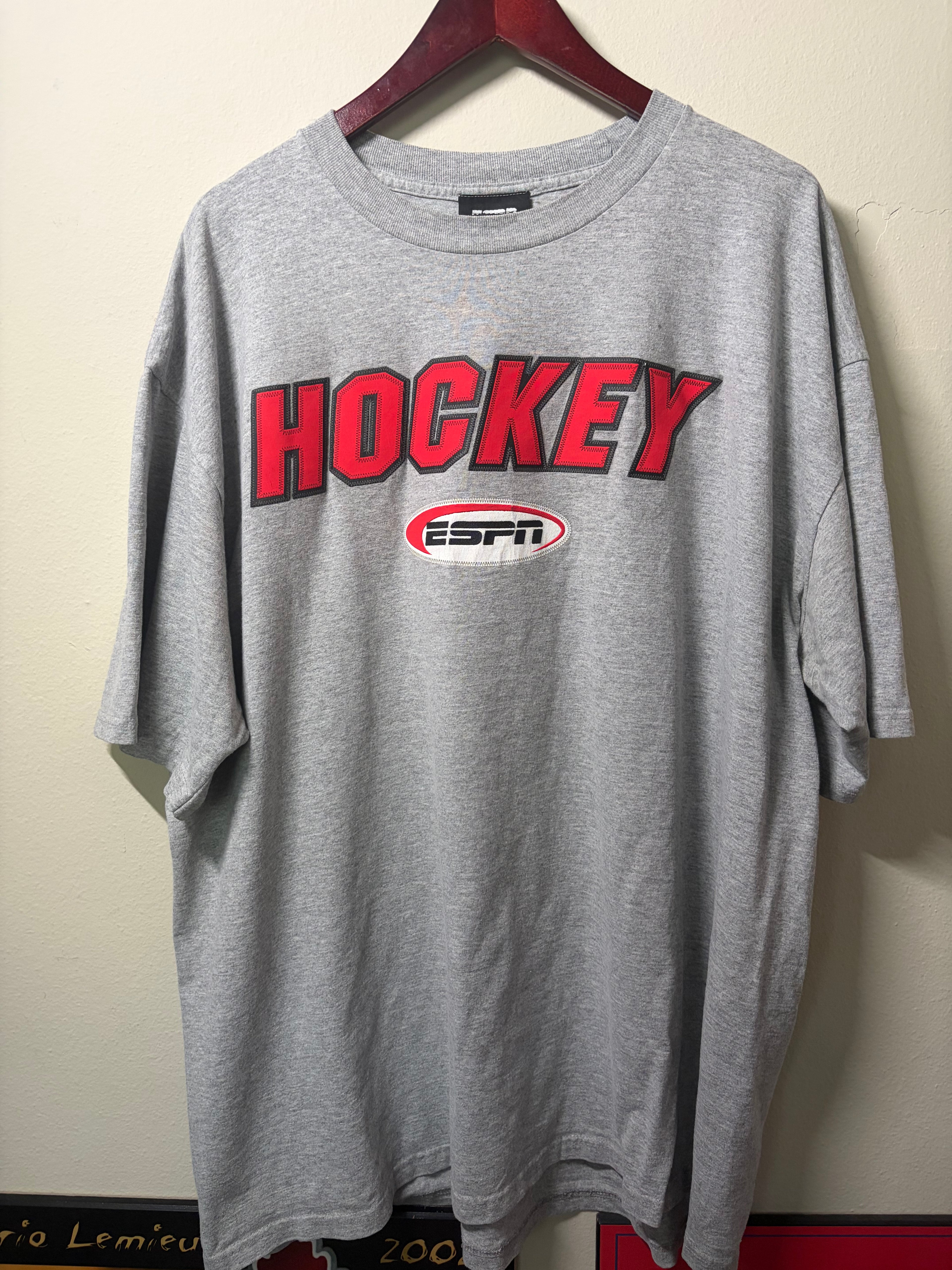Vintage ESPN Hockey T Shirt (XXL)