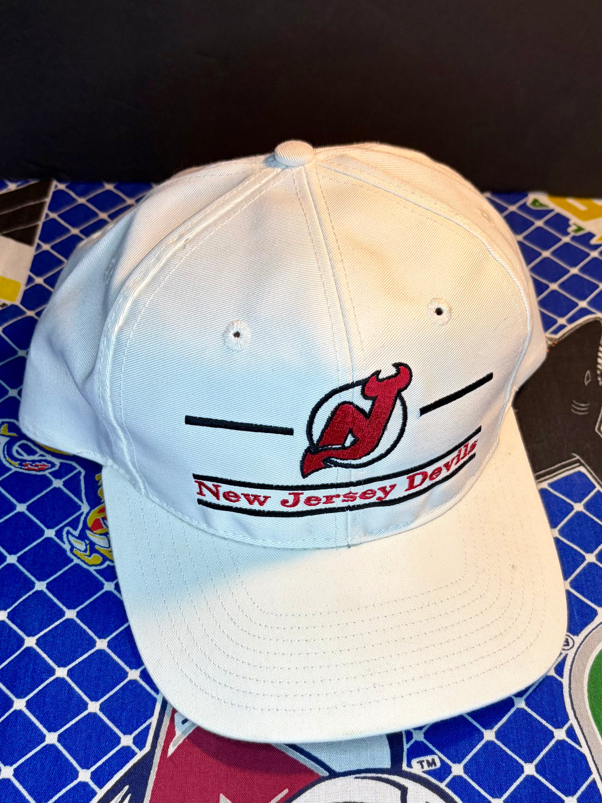 Vintage NJ Devils The Game Snapback Hat