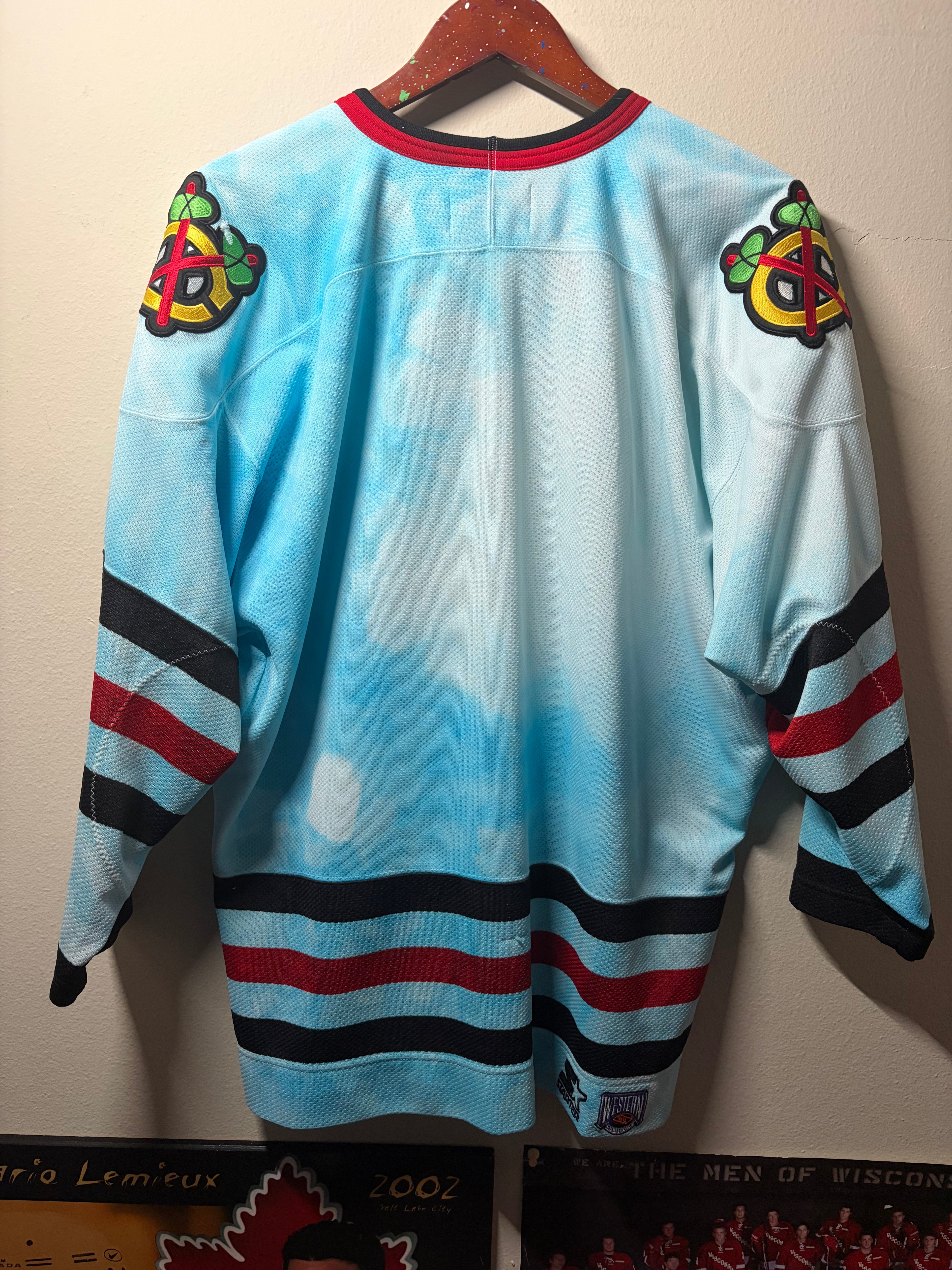 Vintage Blackhawks Starter “Chi-Dye” Jersey (XL)