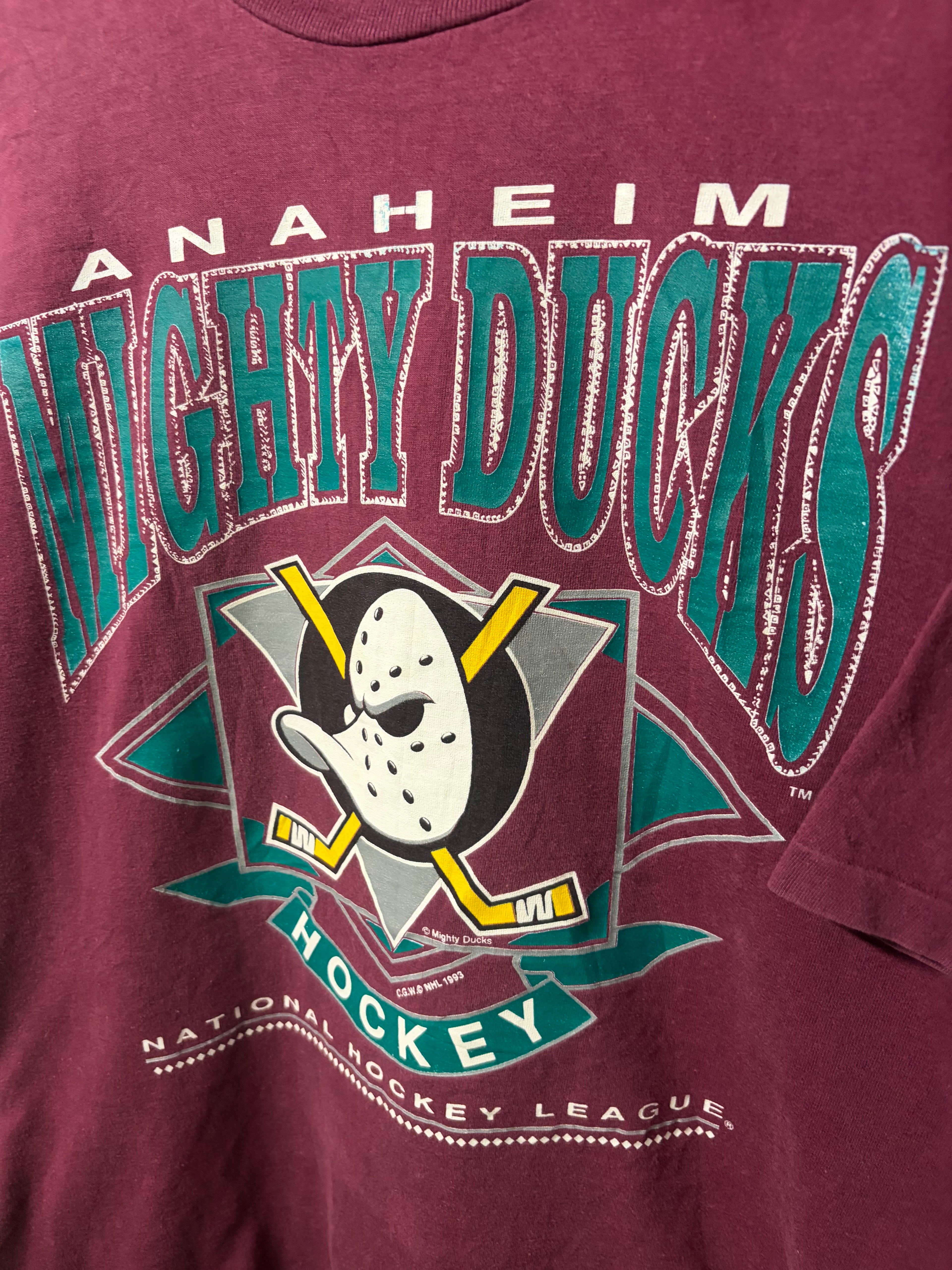 Vintage Anaheim Mighty Ducks T Shirt (M)
