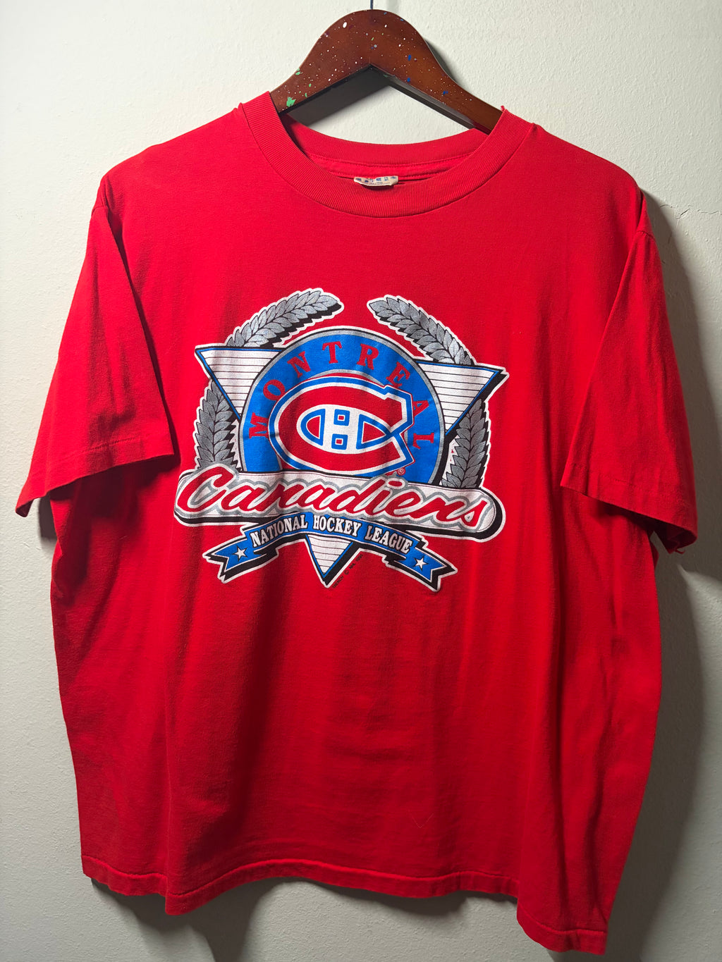 Vintage Montreal Canadiens T Shirt (XL)