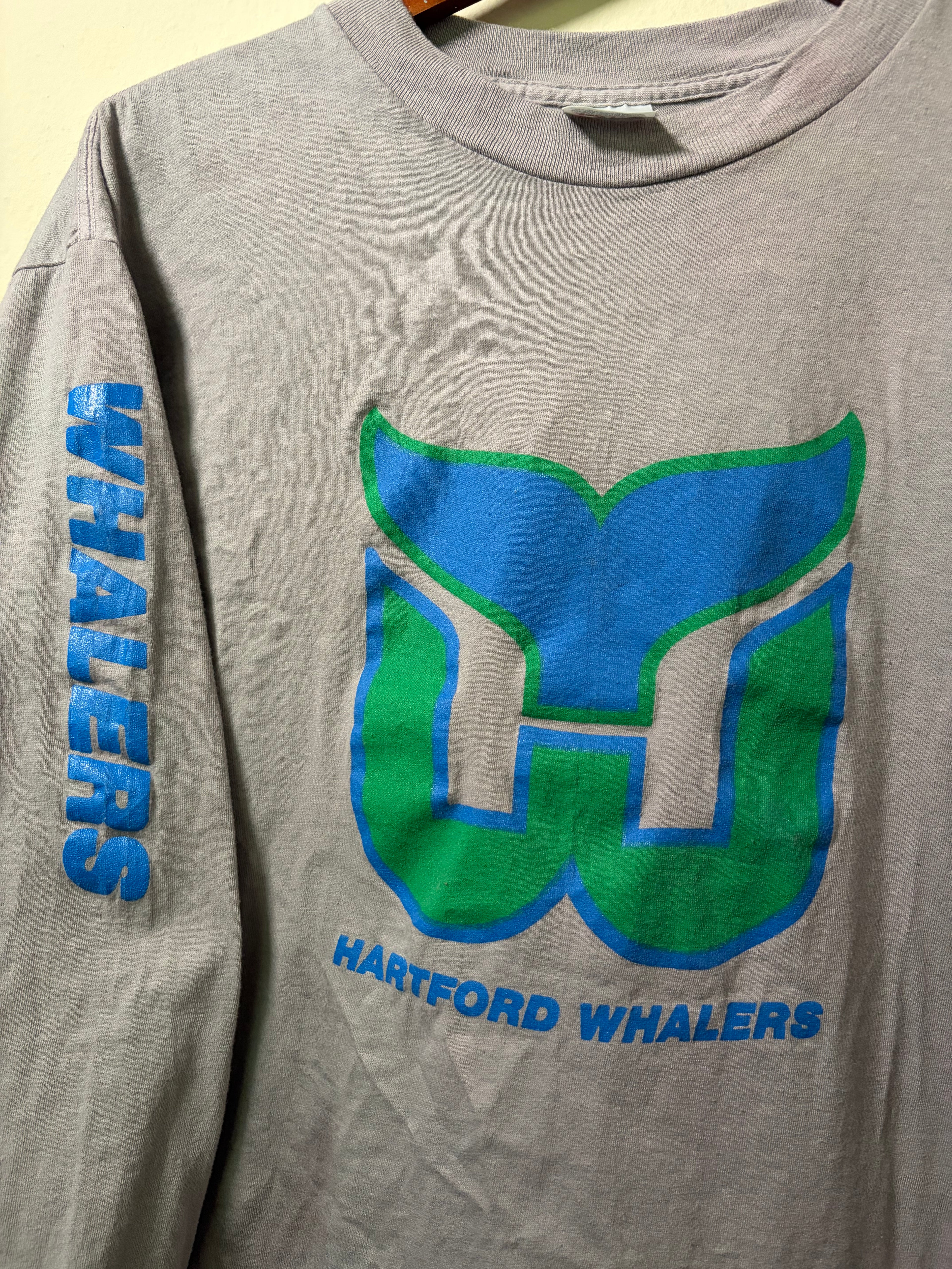 Vintage Hartford Whalers L/S T Shirt (XL)