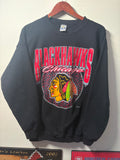 Vintage Blackhawks Competitor Crewneck Sweater (XXL)