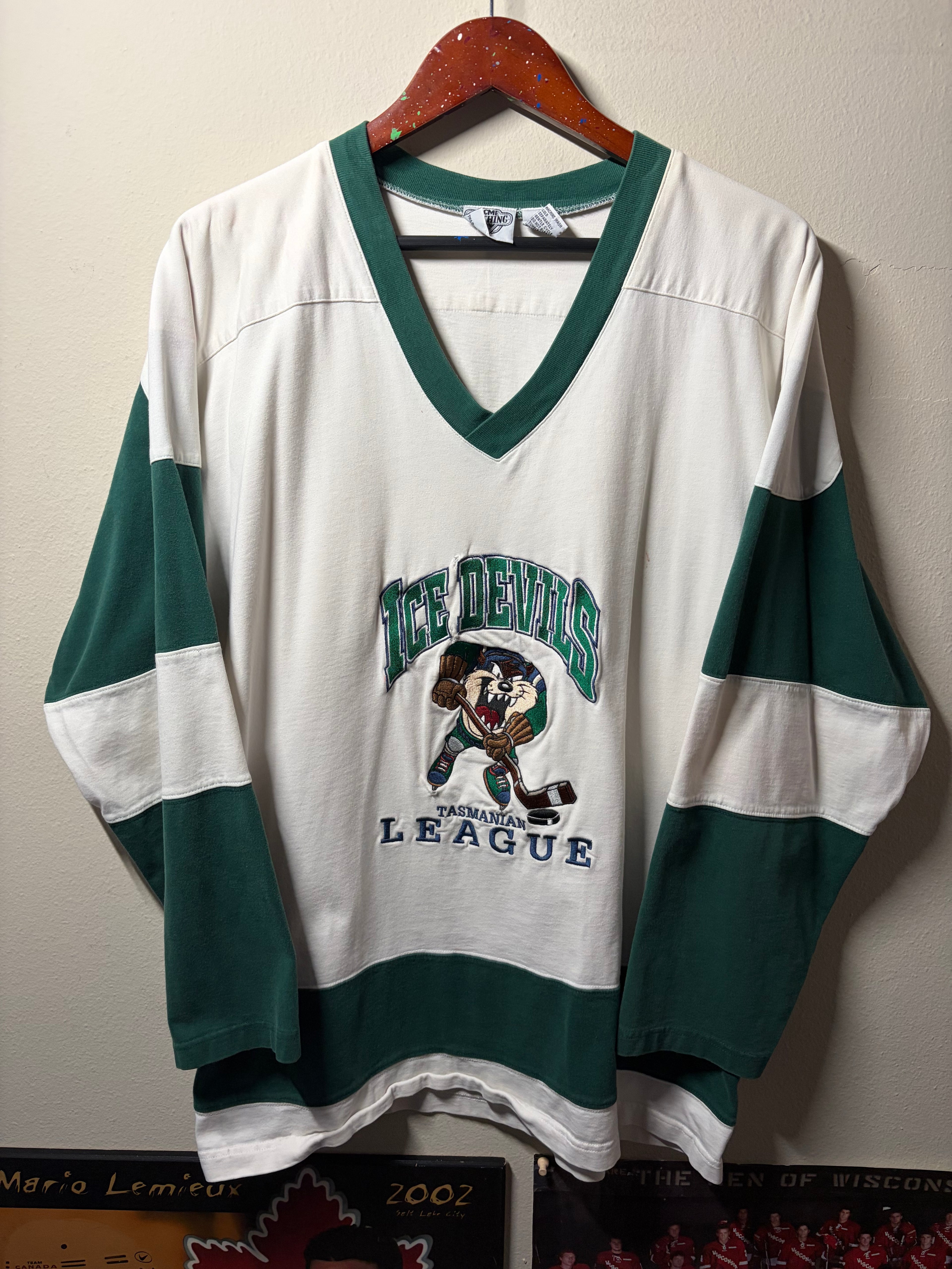 Vintage Taz Ice Devils Jersey (XL)