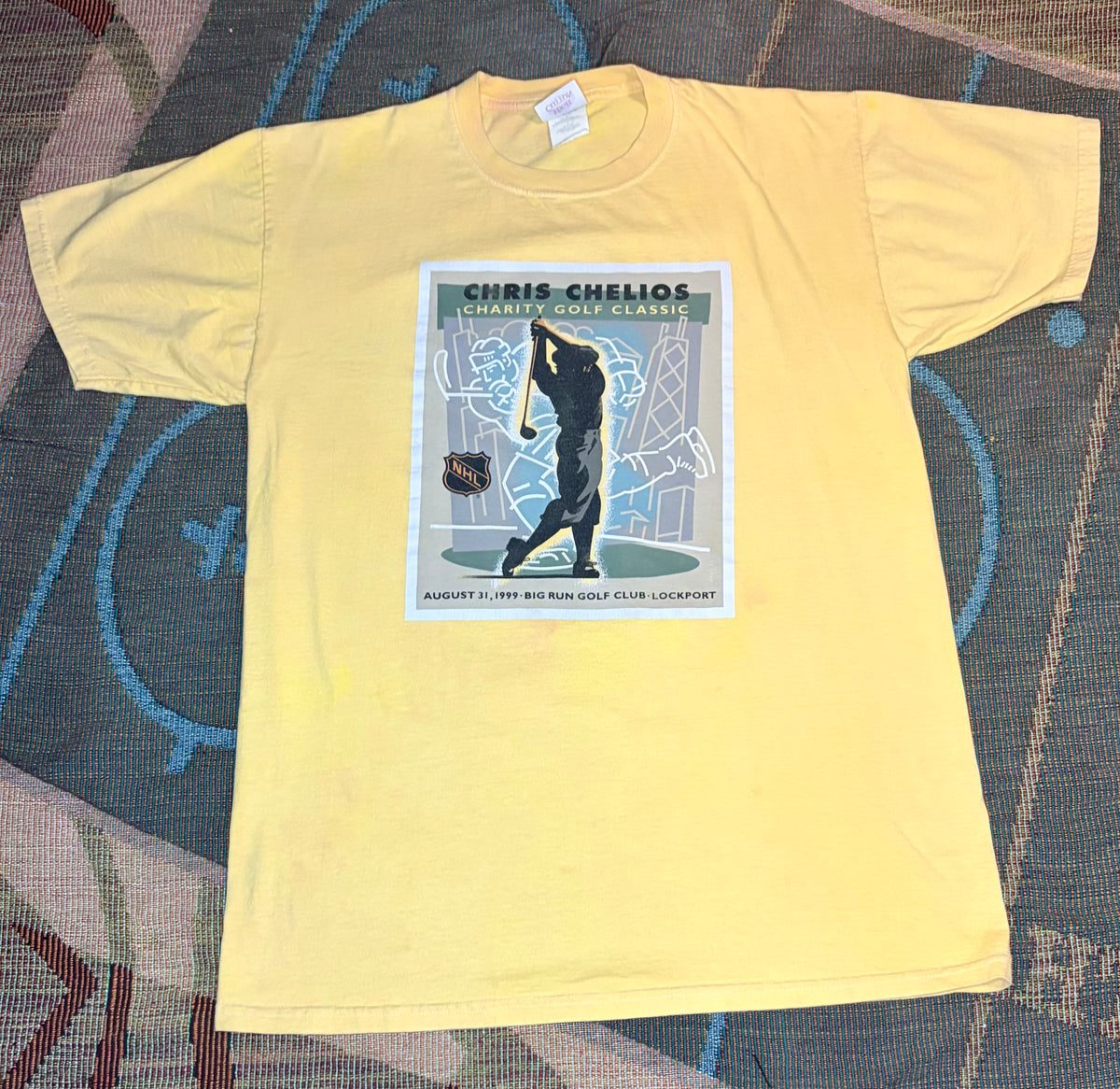 Vintage Chris Chelios Golf Outing T Shirt