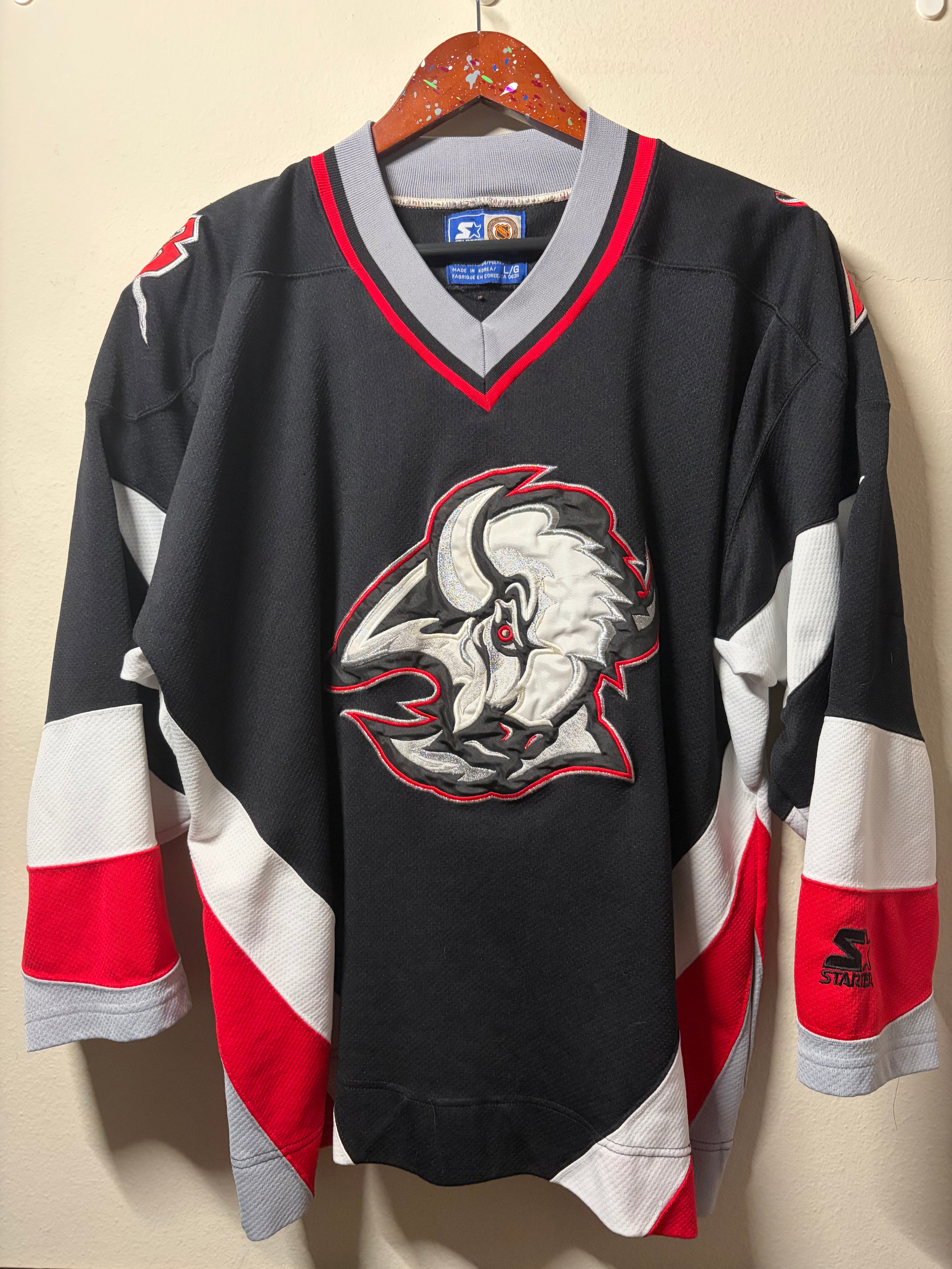 Vintage Buffalo Sabres Goathead Starter Jersey (L)