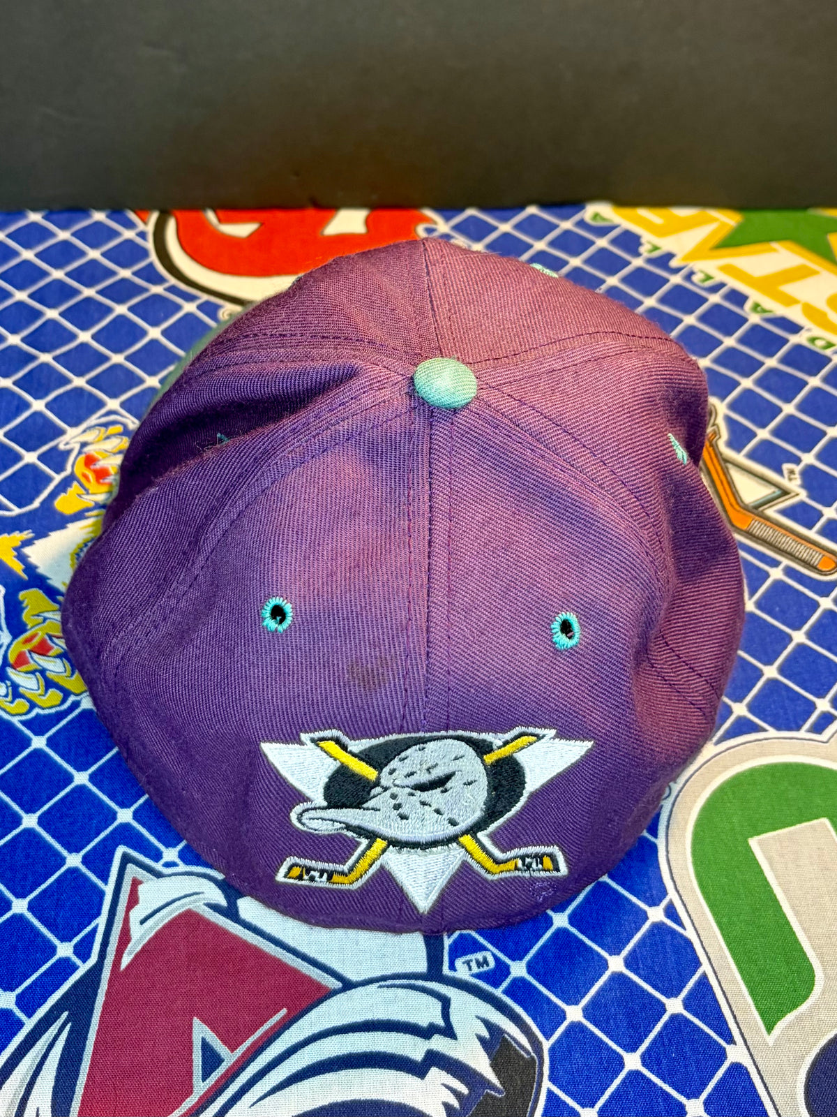 Vintage Mighty Ducks Fitted Hat