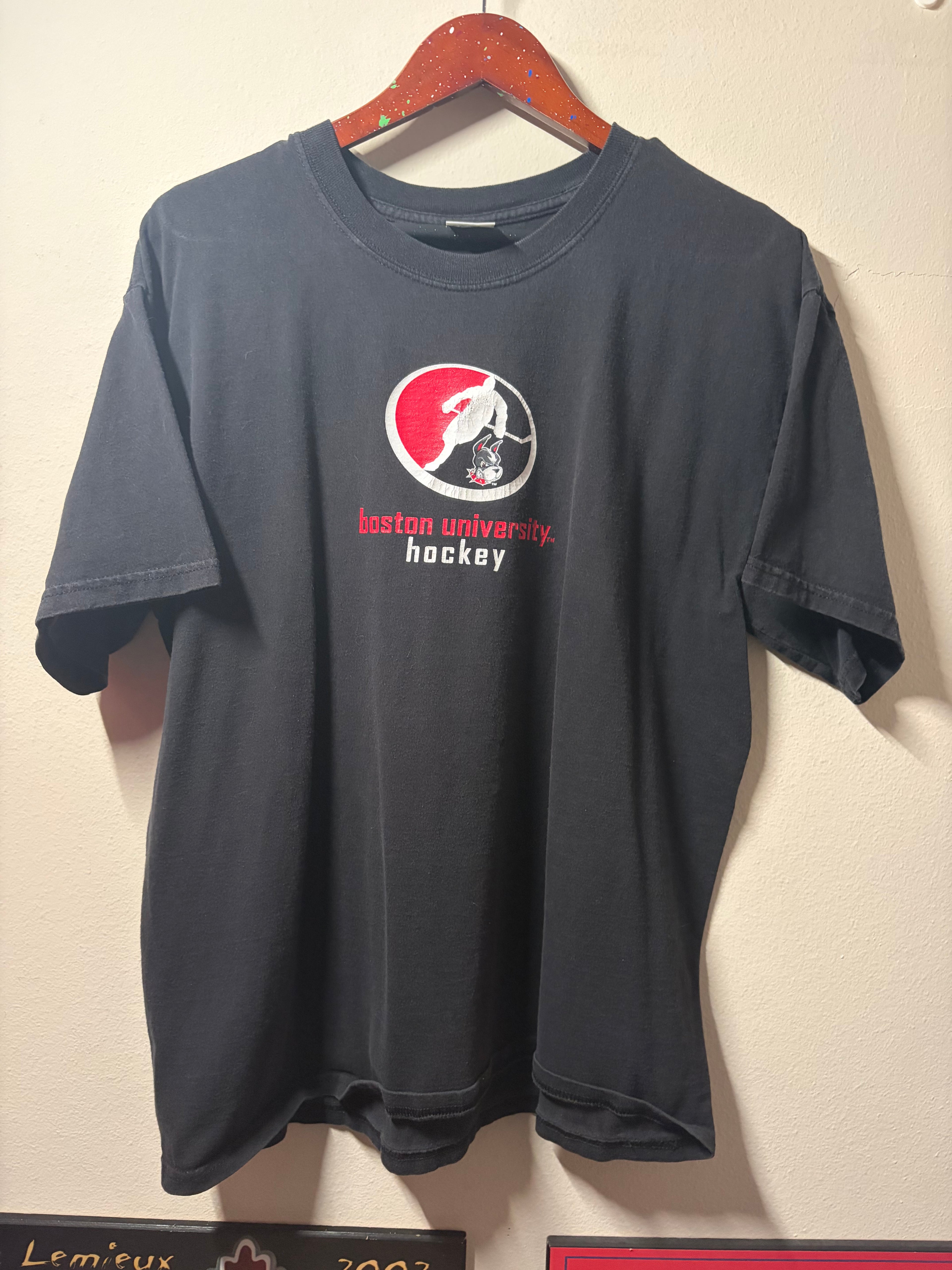 Vintage Boston University NCAA T Shirt (XL)