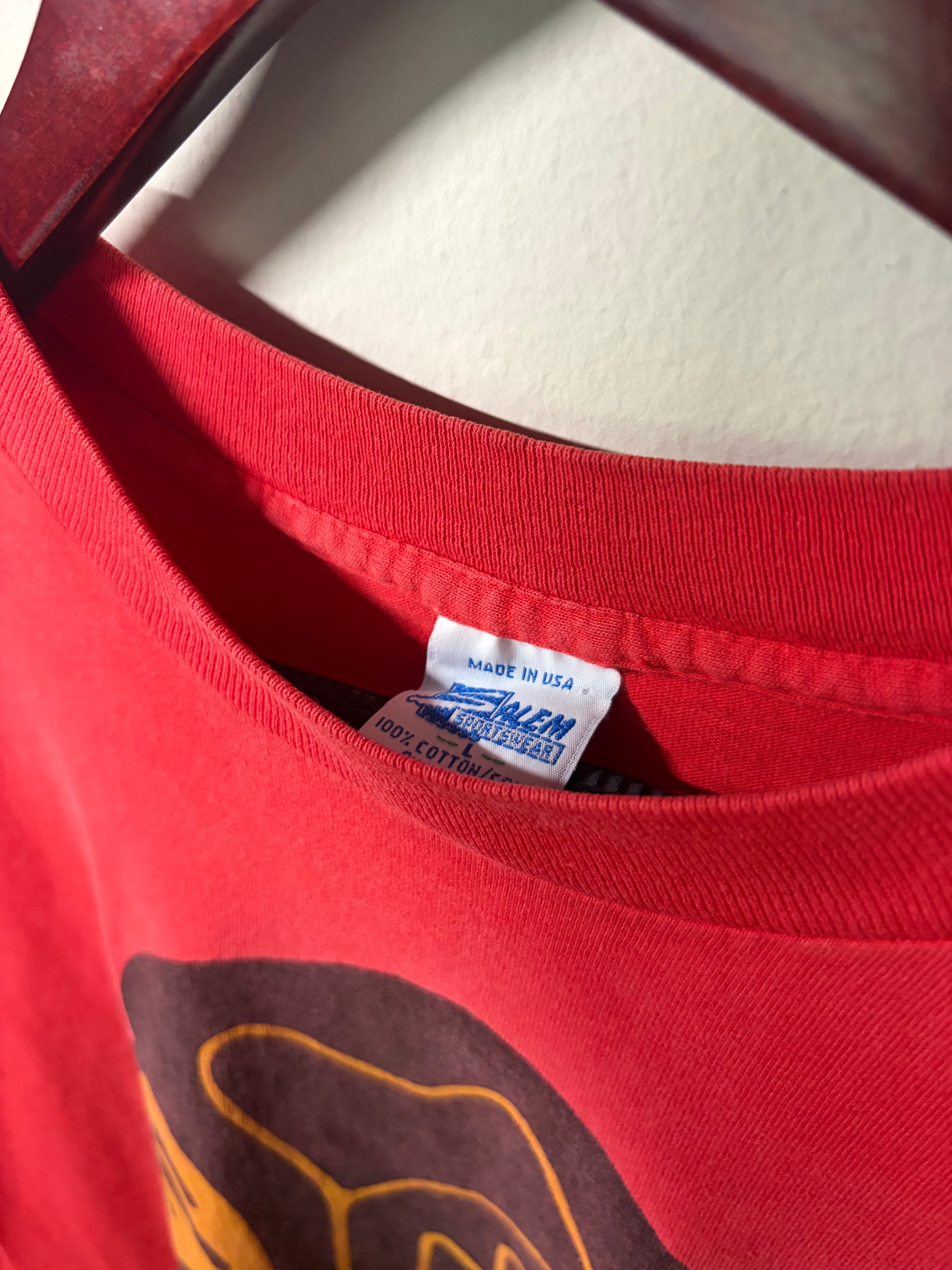 Vintage Blackhawks Salem Sportswear AOP T Shirt (L)