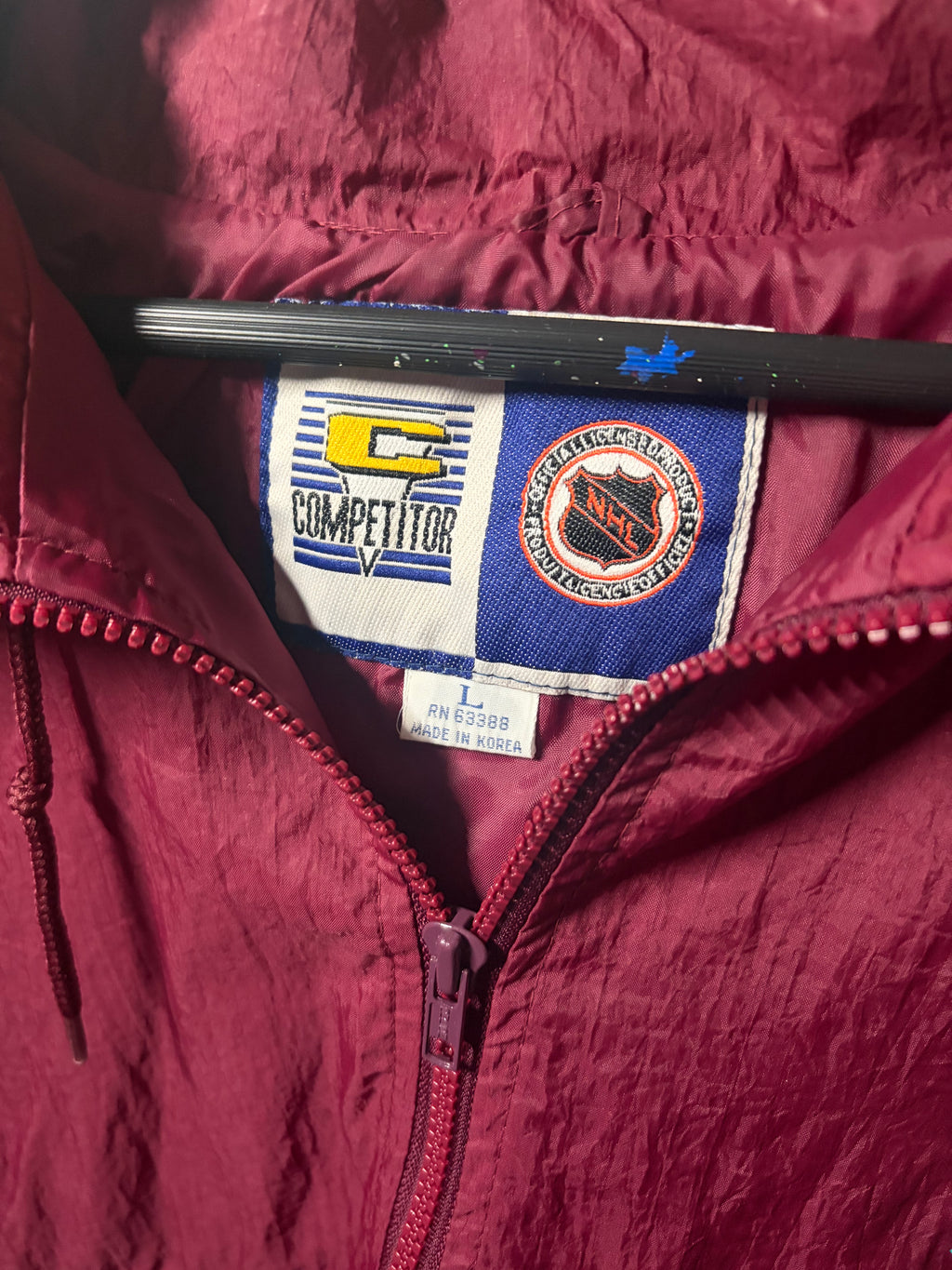 Vintage Anaheim Mighty Ducks Windbreaker Jacket (Large)