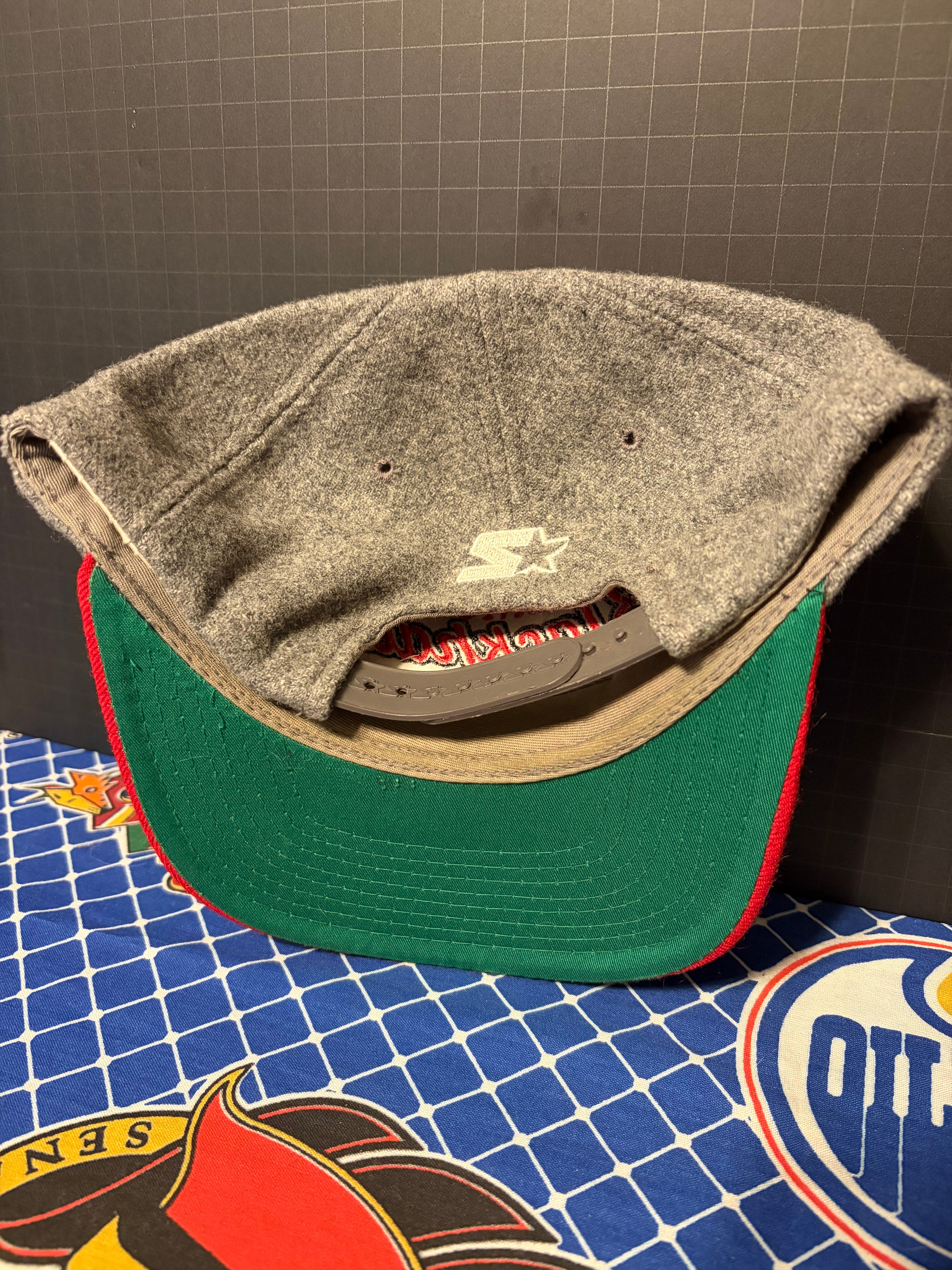 Vintage Blackhawks “Tailsweep” Wool Snapback Hat