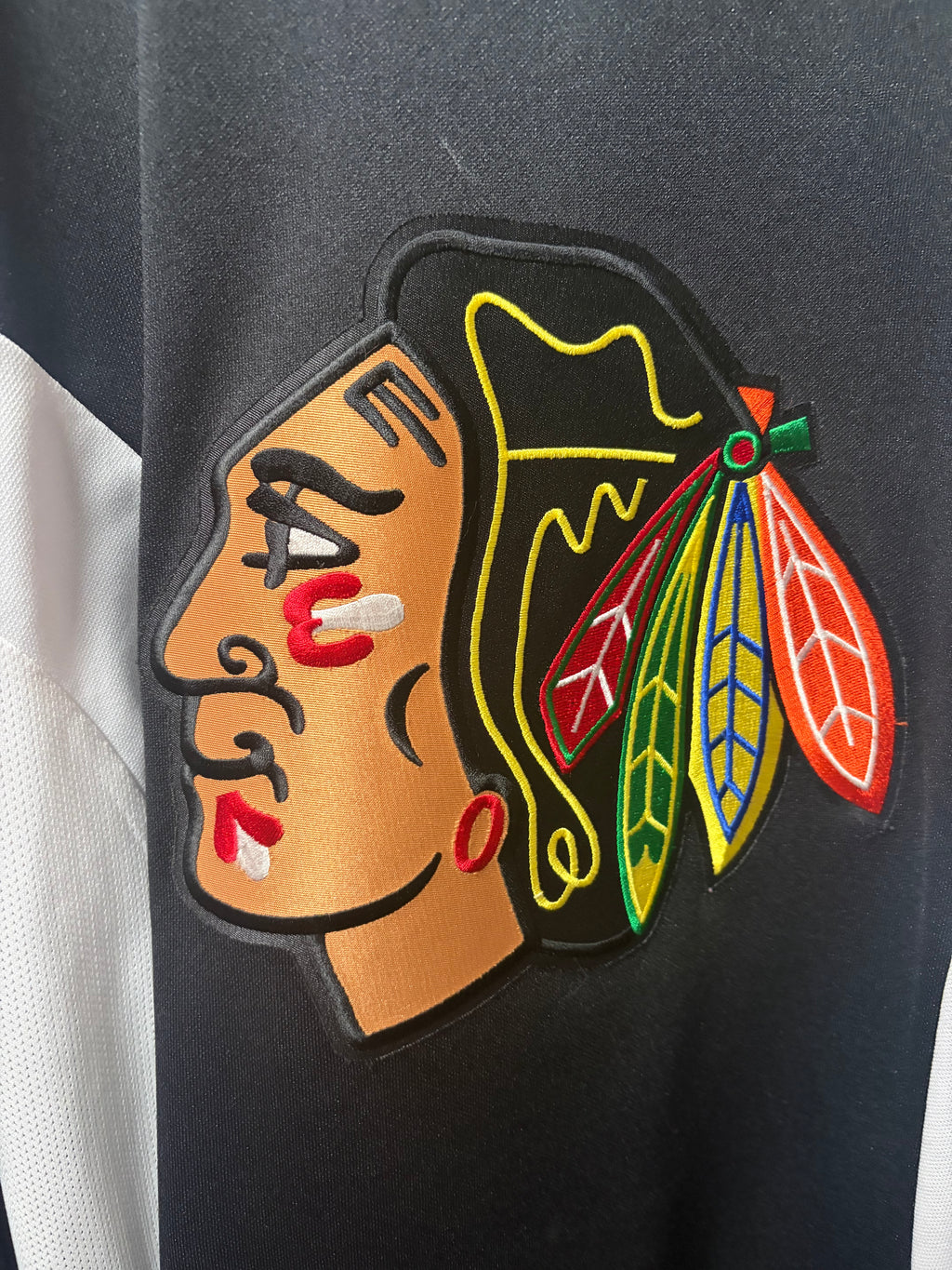 Patrick Sharp #10 Reebok Practice Jersey (Large)