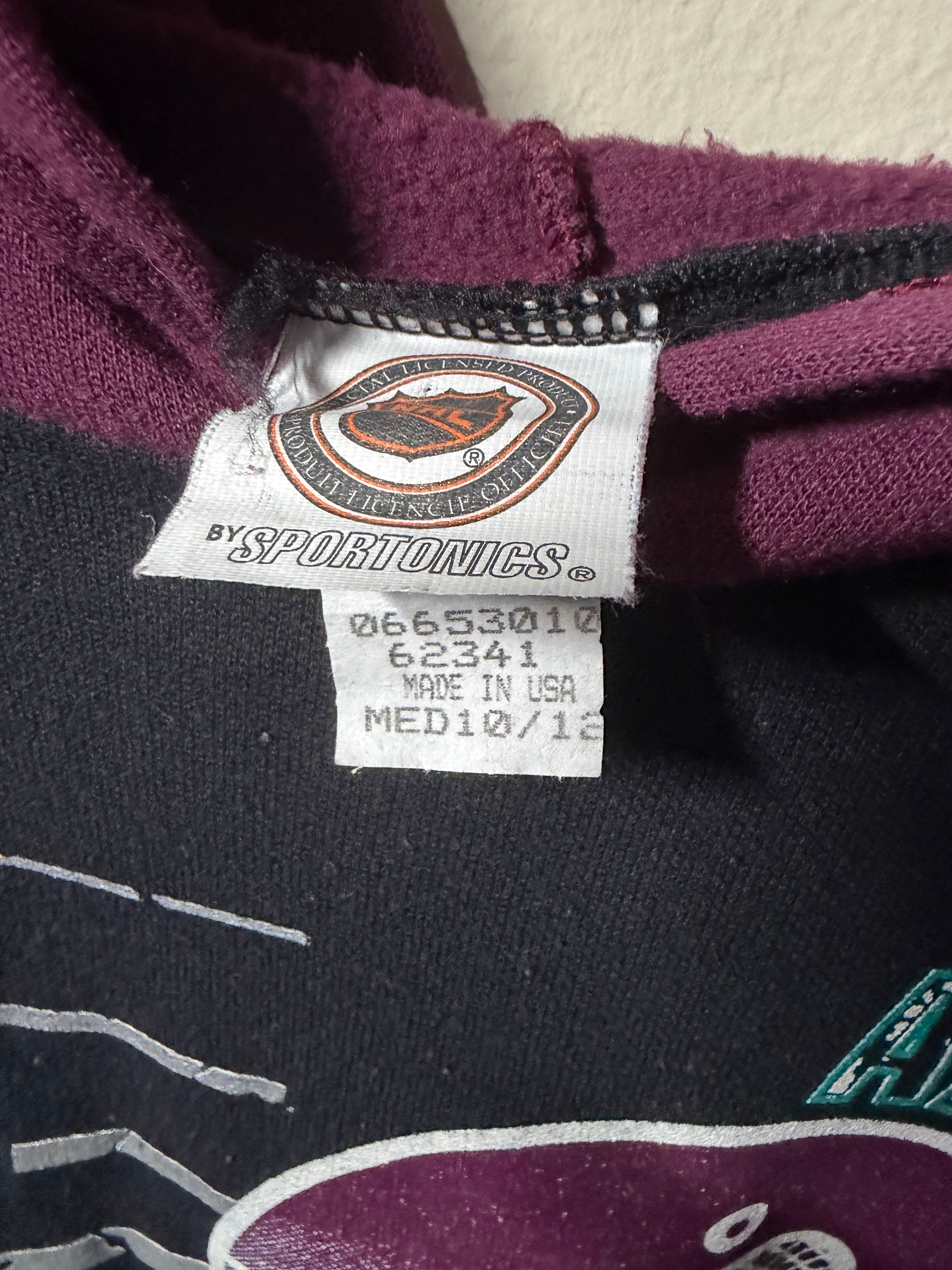 Vintage Anaheim Mighty Ducks Youth Hoodie (10/12)