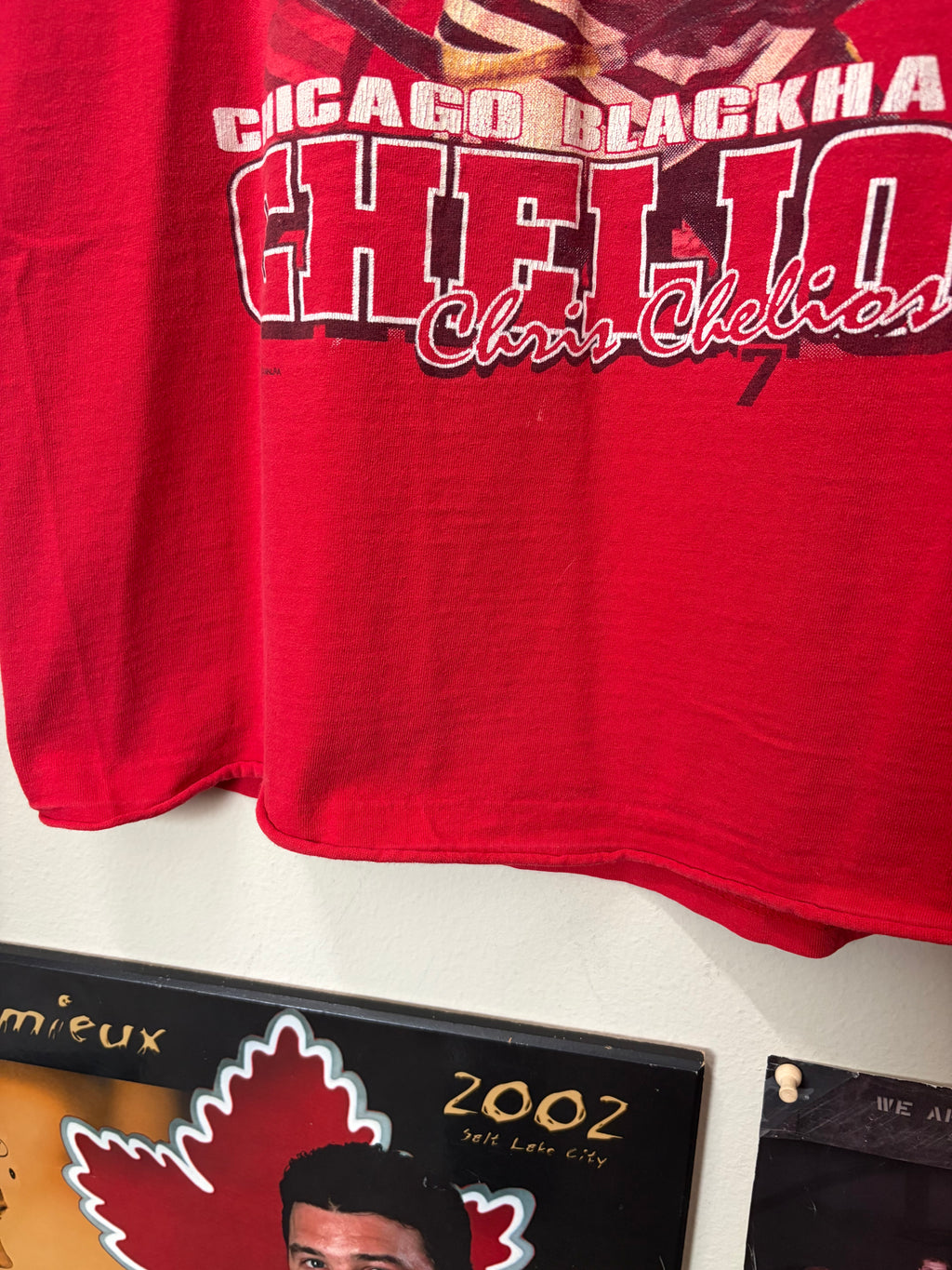 Vintage Chris Chelios 90’s T Shirt (XL)