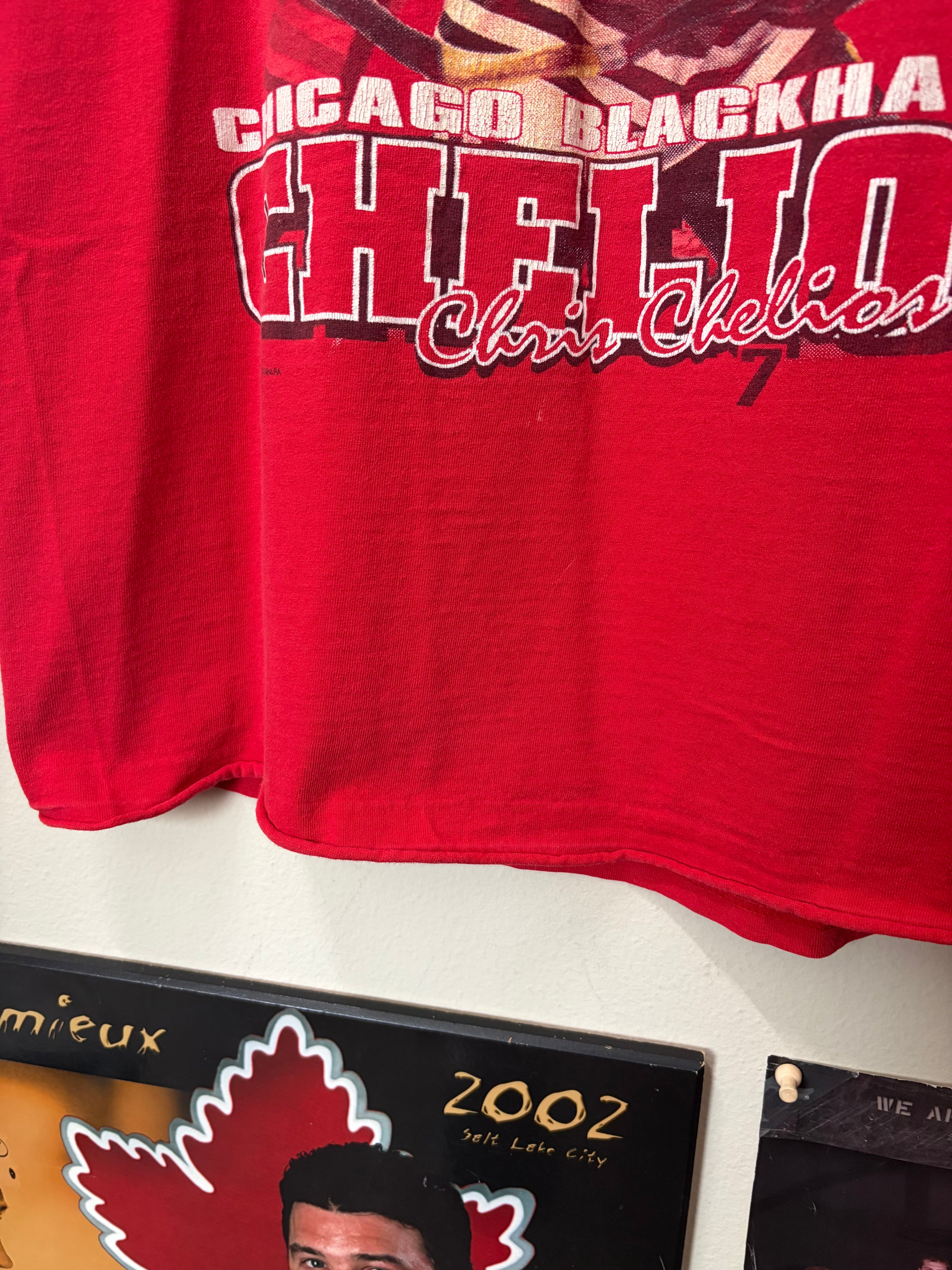 Vintage Chris Chelios 90’s T Shirt (XL)