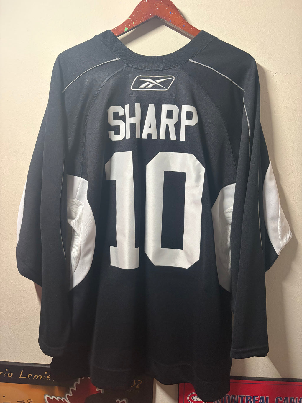 Patrick Sharp #10 Reebok Practice Jersey (Large)