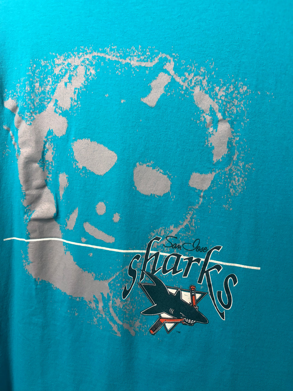 Vintage San Jose Sharks T Shirt (Large)
