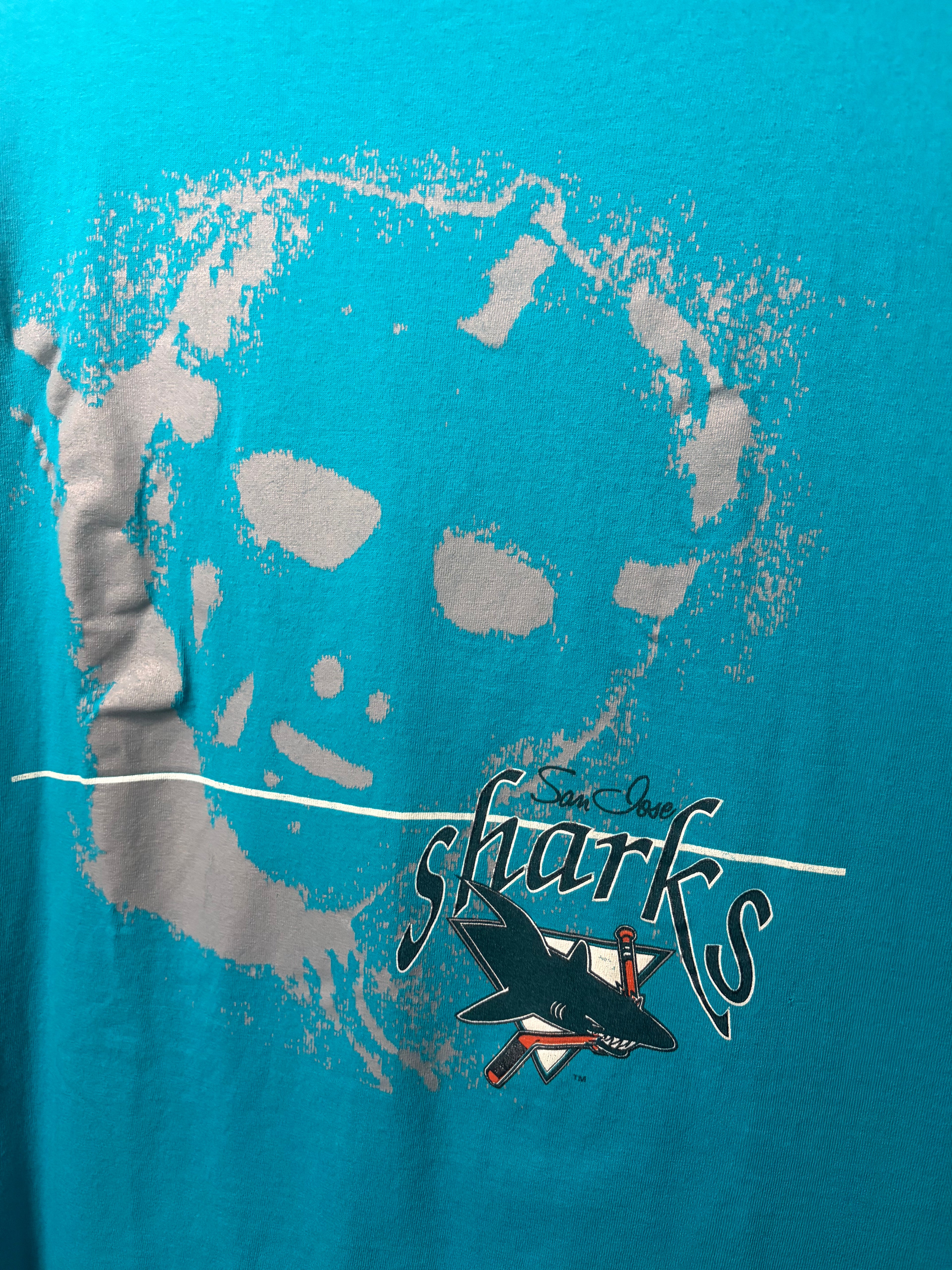 Vintage San Jose Sharks T Shirt (Large)