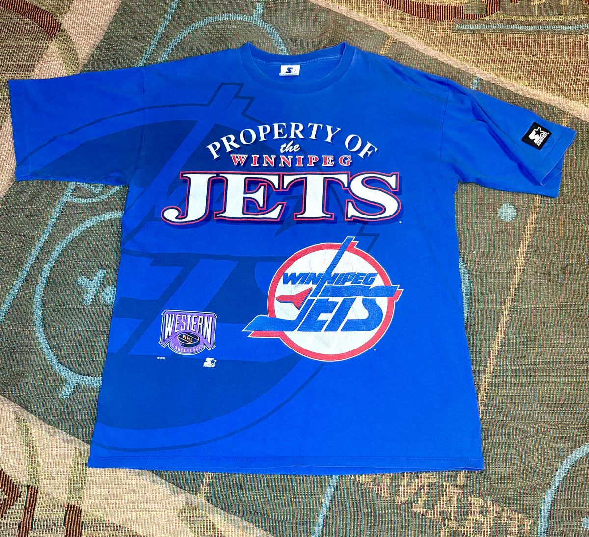 Vintage Winnipeg Jets Starter T Shirt