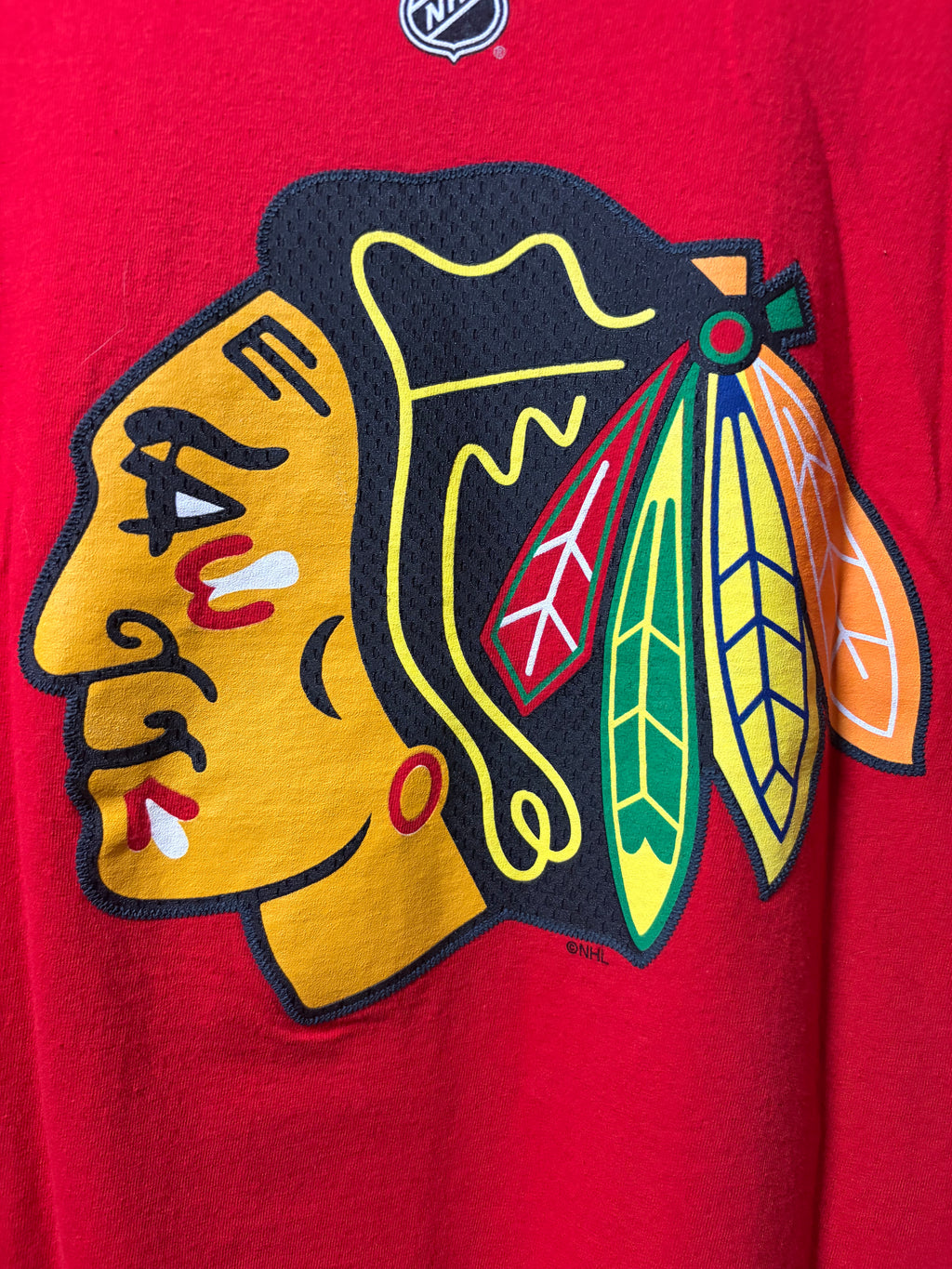 Corey Crawford #50 Reebok T Shirt (Large)