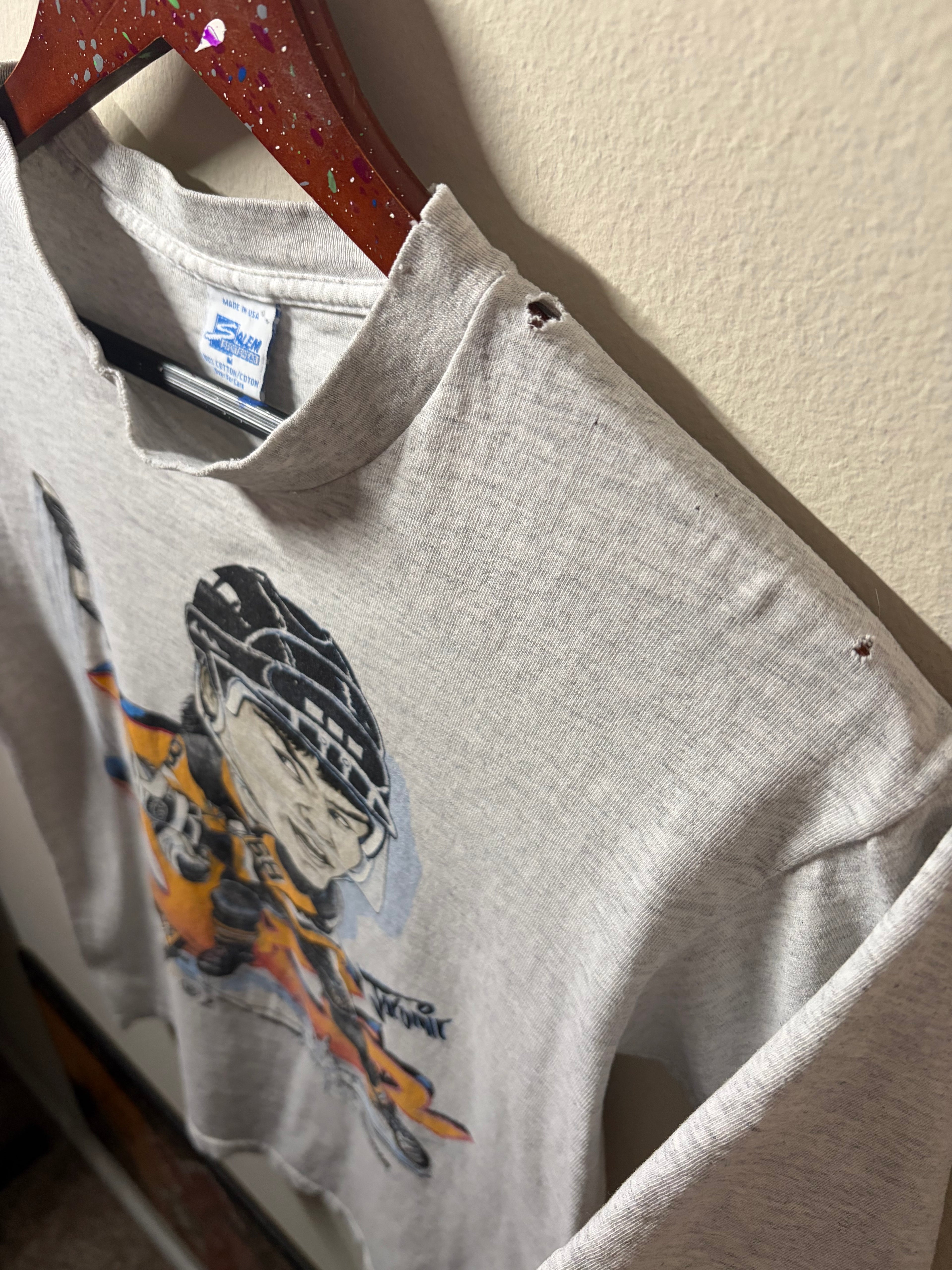 Vintage Jaromir Jagr Penguins Salem Sportswear T Shirt (M)