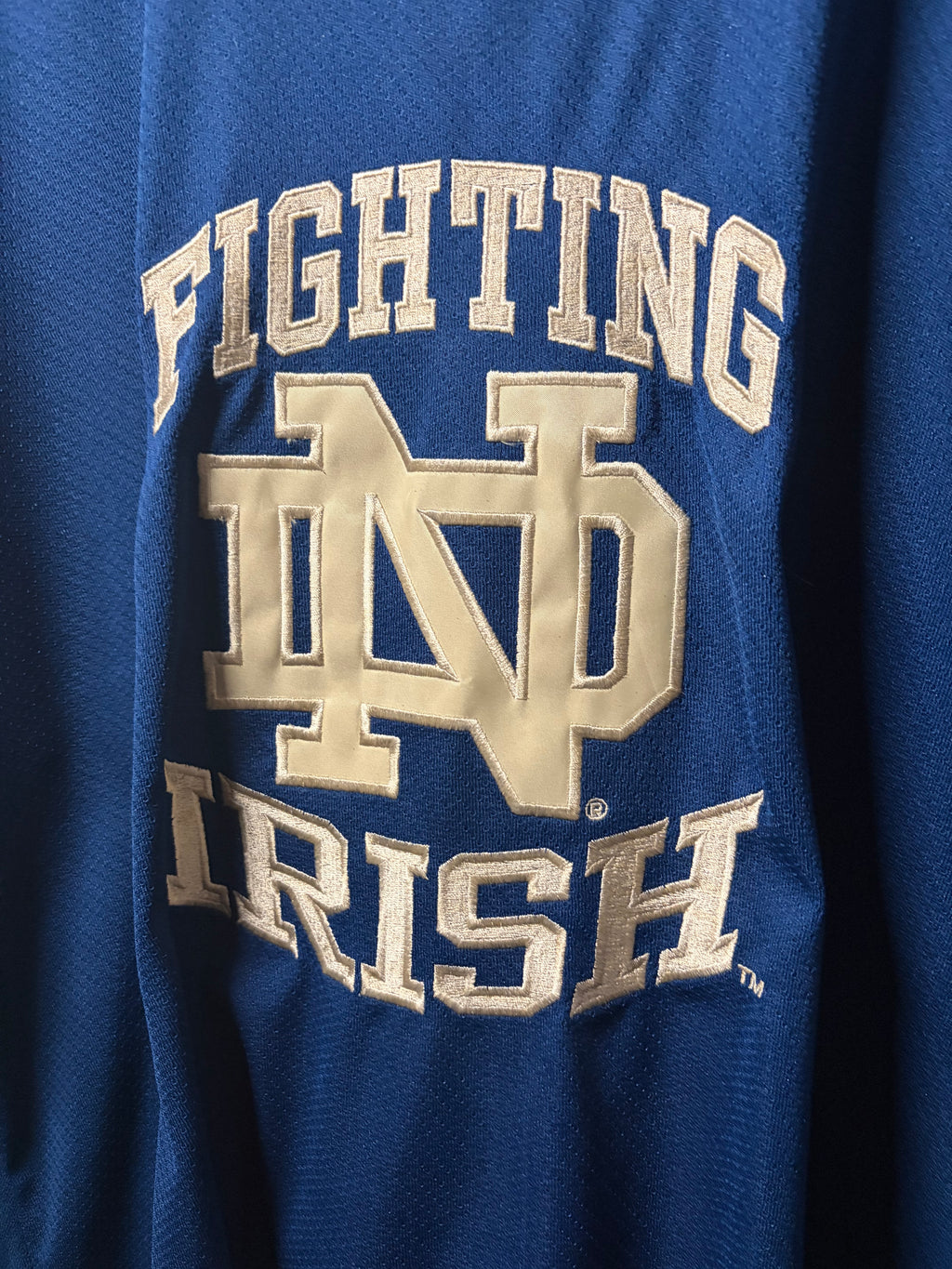 Vintage NCAA Norte Dame Jersey (XL)
