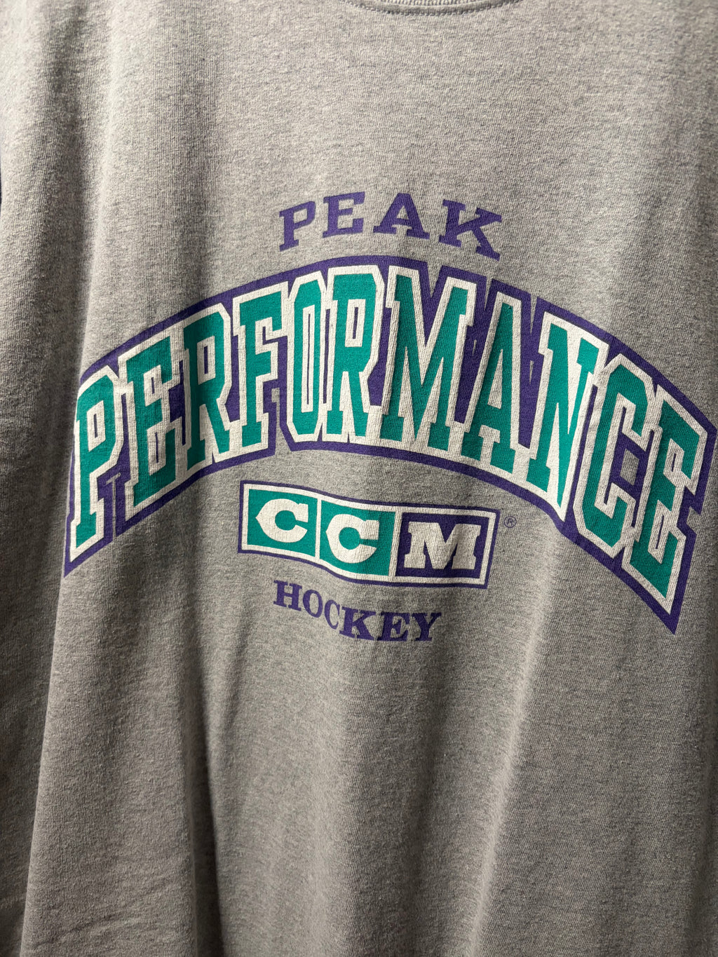 Vintage CCM Peak Performance T Shirt (XL)
