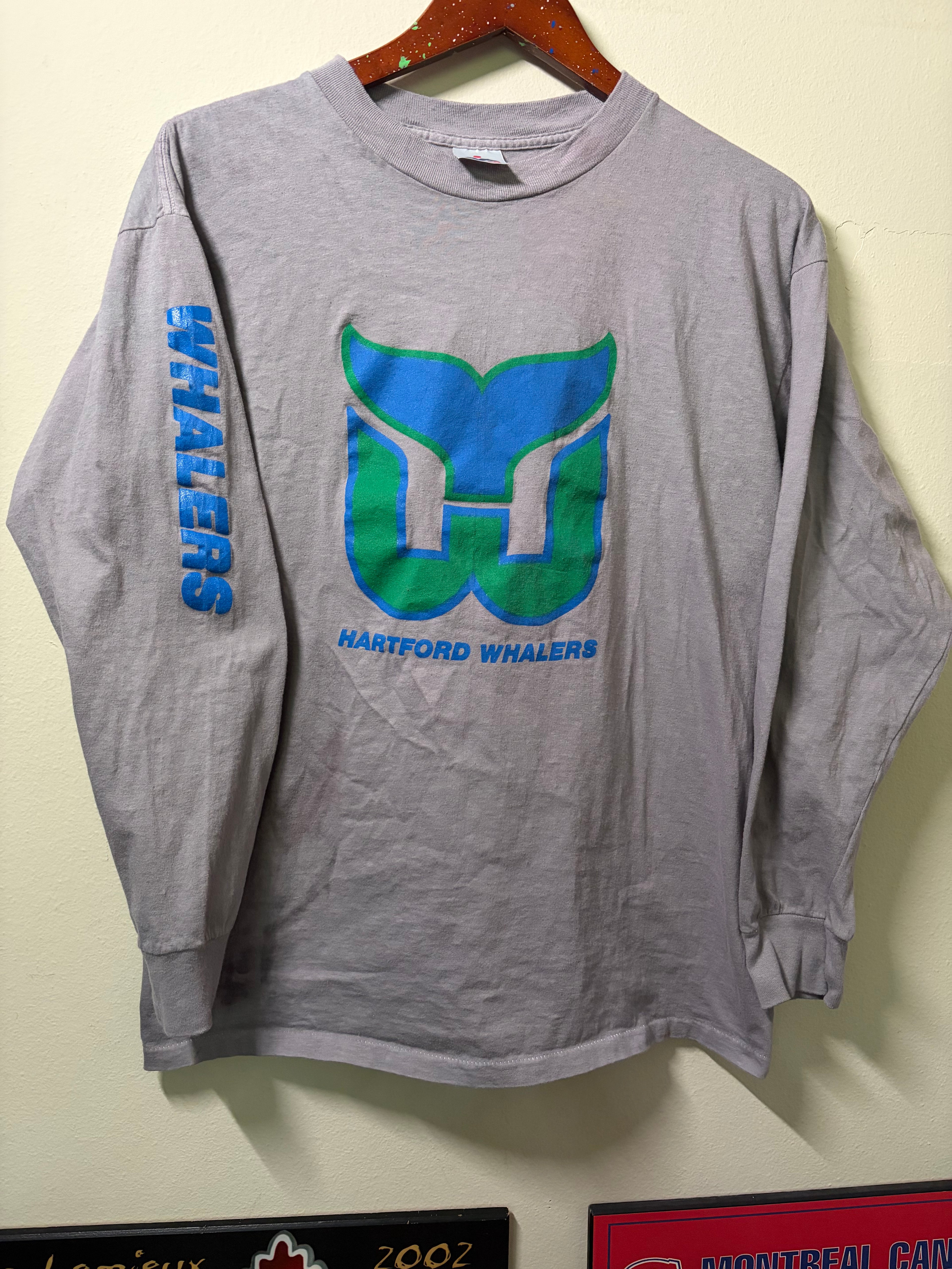 Vintage Hartford Whalers L/S T Shirt (XL)