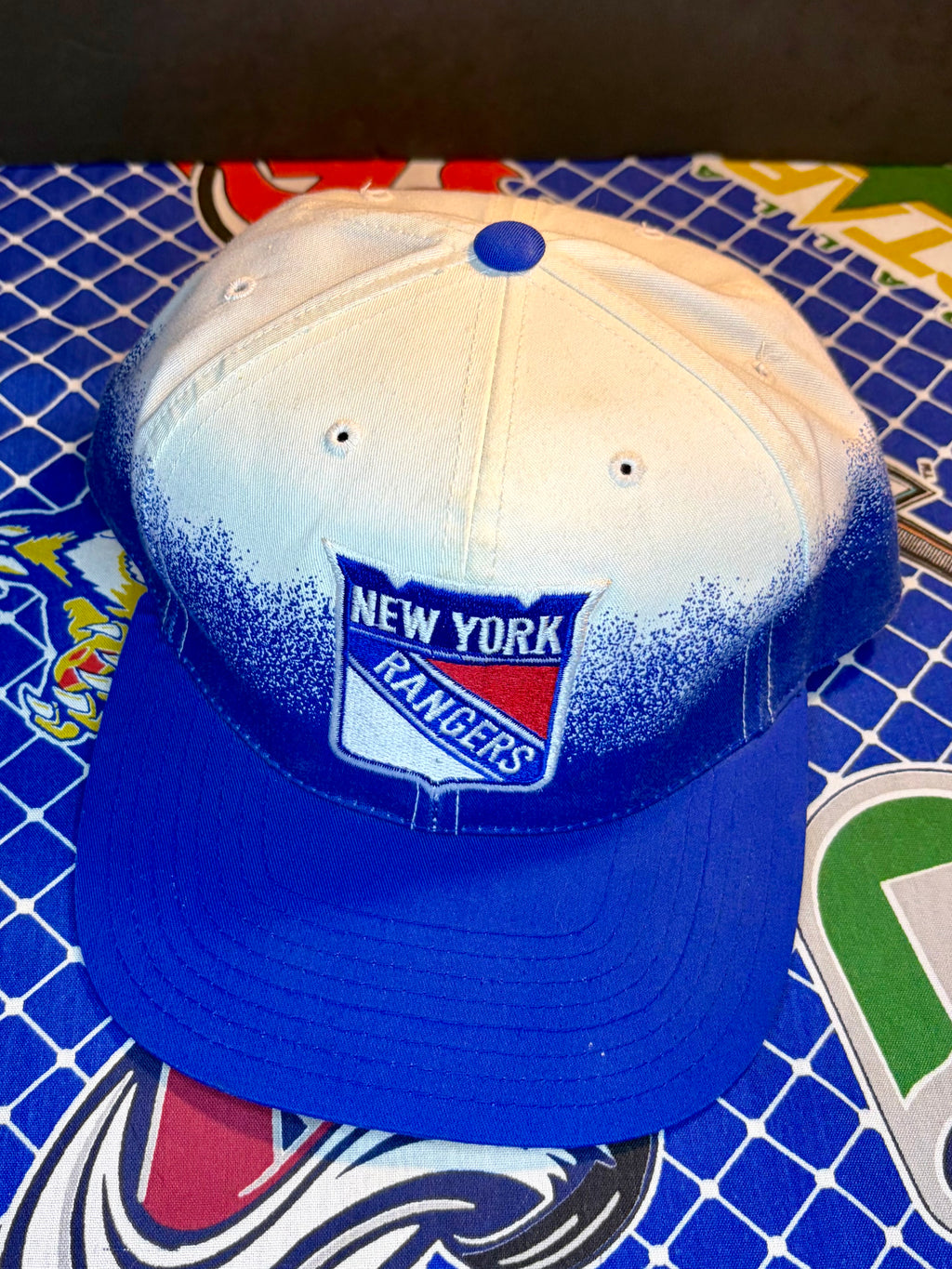 Vintage NY Rangers “Spray” Annco Snapback Hat