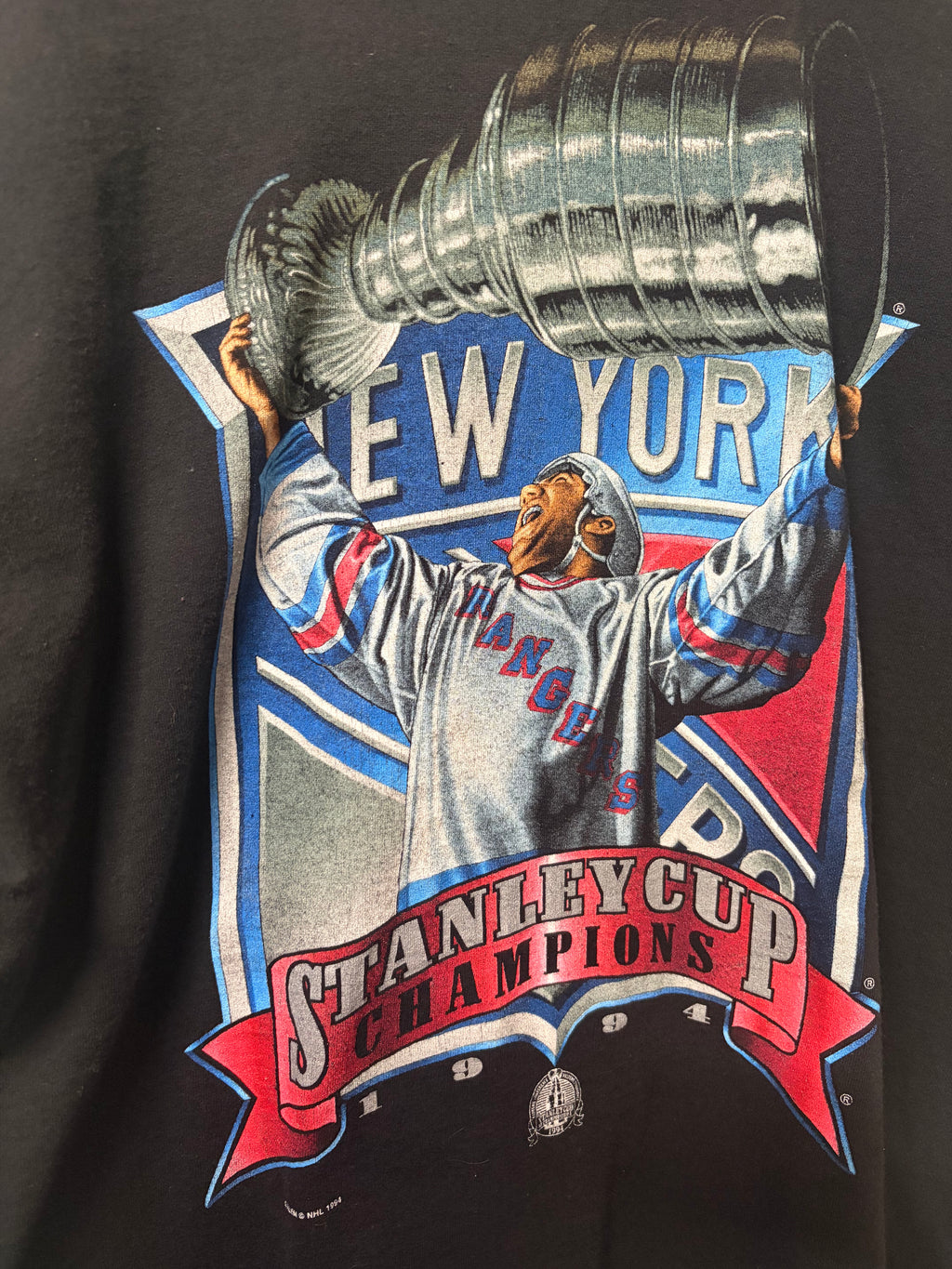 Vintage New York Rangers 1994 Stanley Cup Salem Sportswear T Shirt (L)