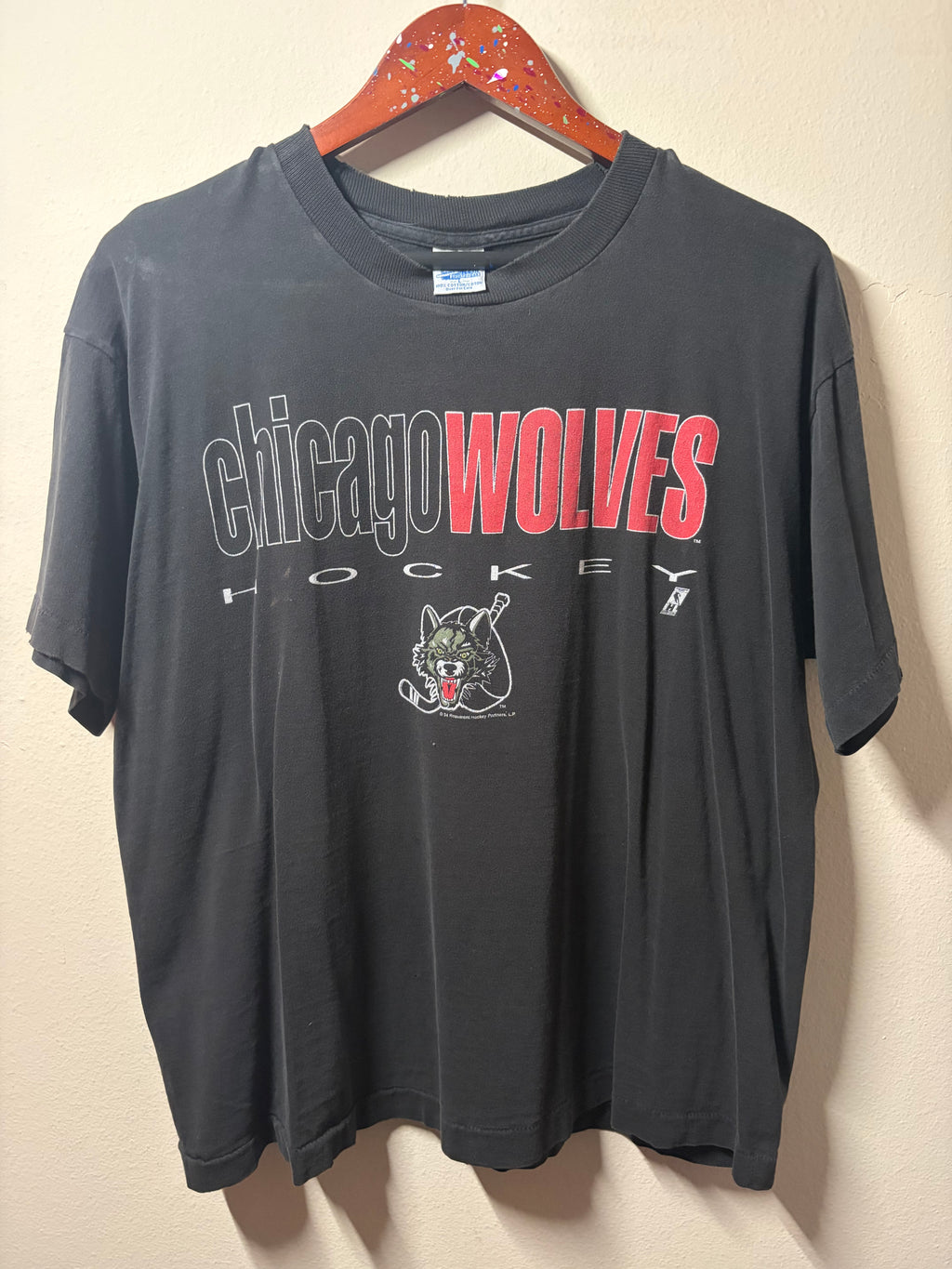 Vintage Chicago Wolves Salem Sportswear T Shirt (XL)