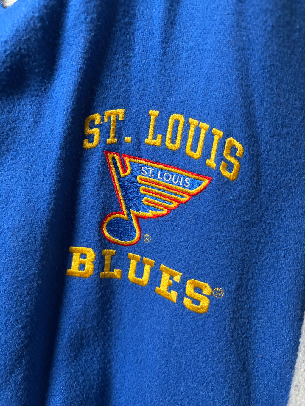 Vintage St Louis Blues Letterman Jacket (Large)