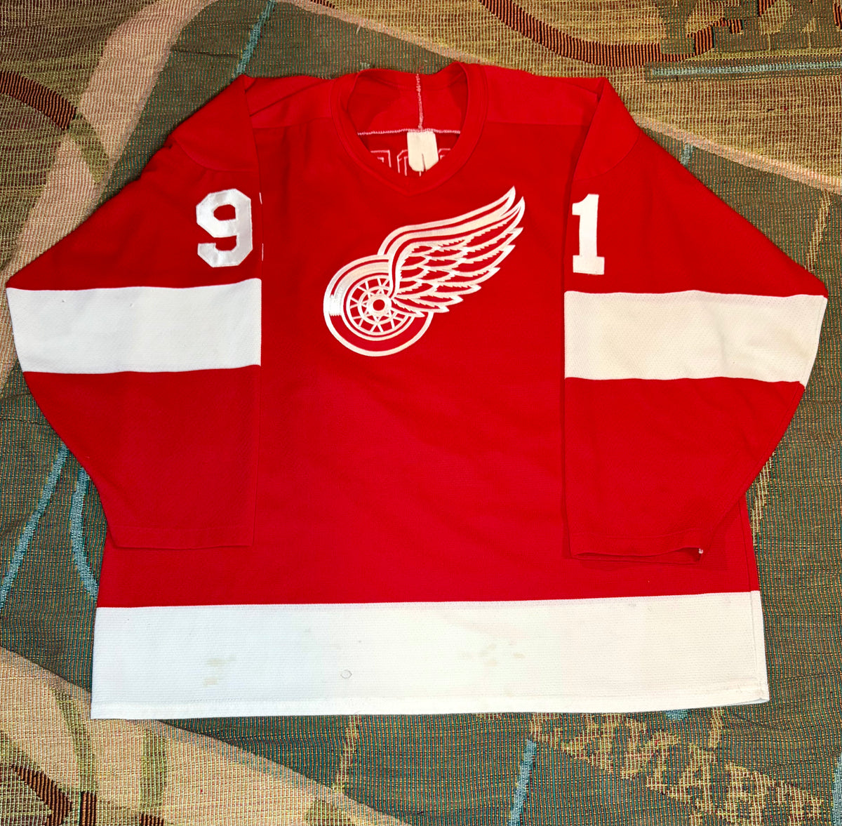 Vintage Detroit Red Wings Sergei Fedorov #91 Jersey