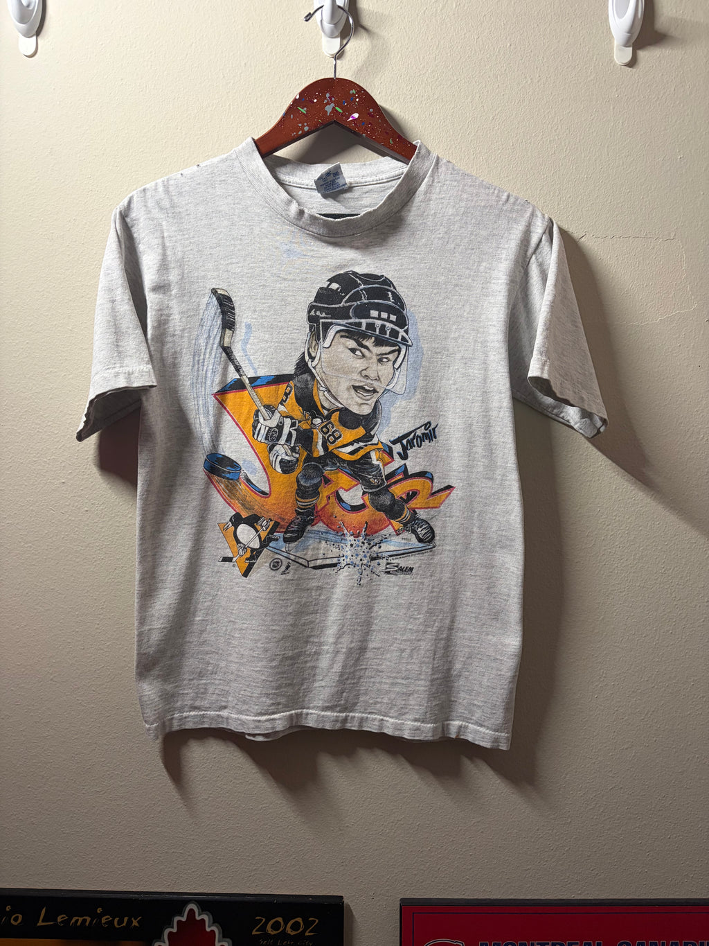 Vintage Jaromir Jagr Penguins Salem Sportswear T Shirt (M)