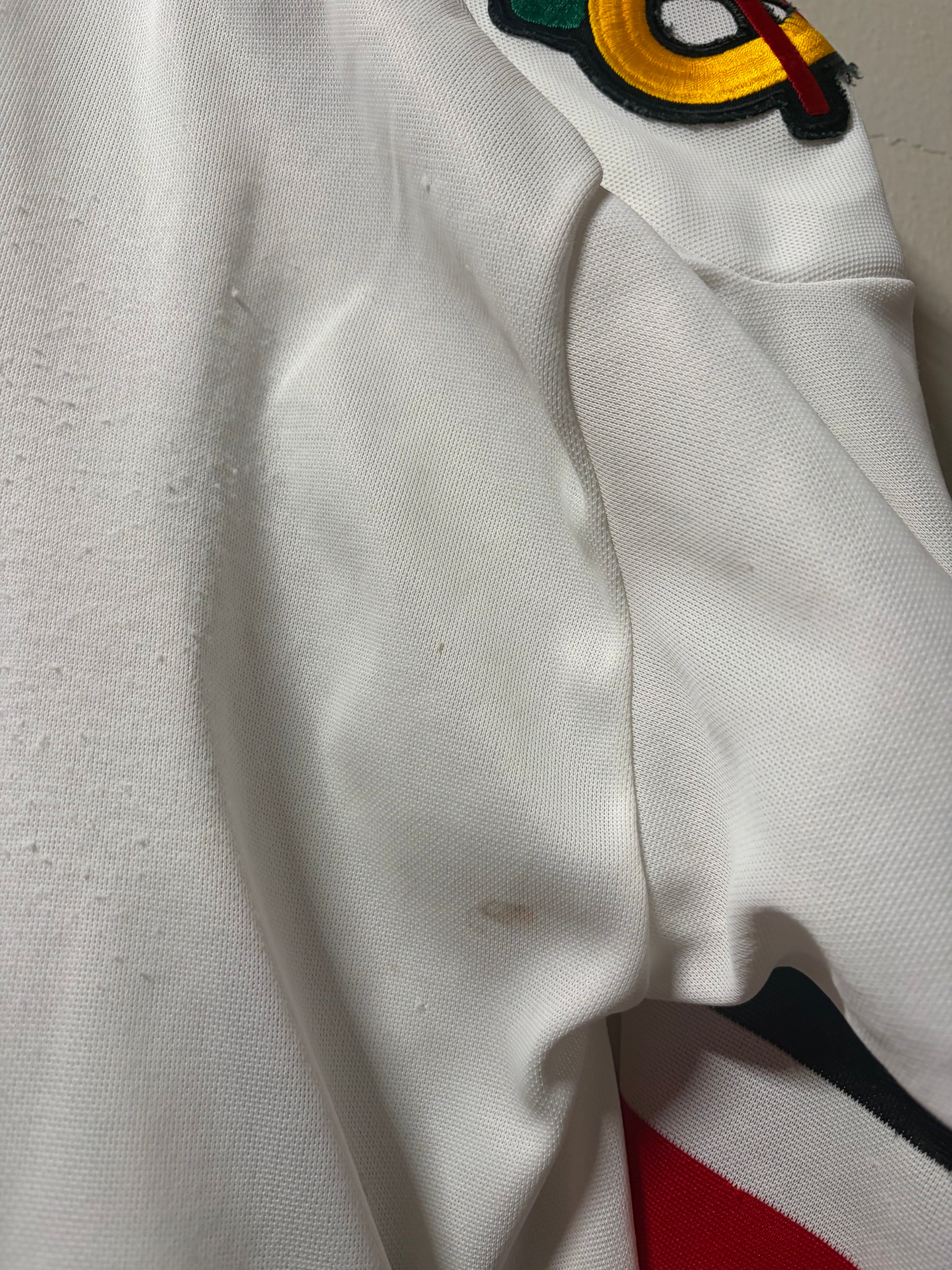 Vintage Blackhawks Airknit Jersey (Medium)