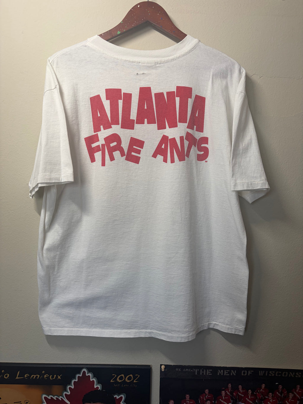 Vintage Atlanta Fire Ants Roller Hockey T Shirt (XL)