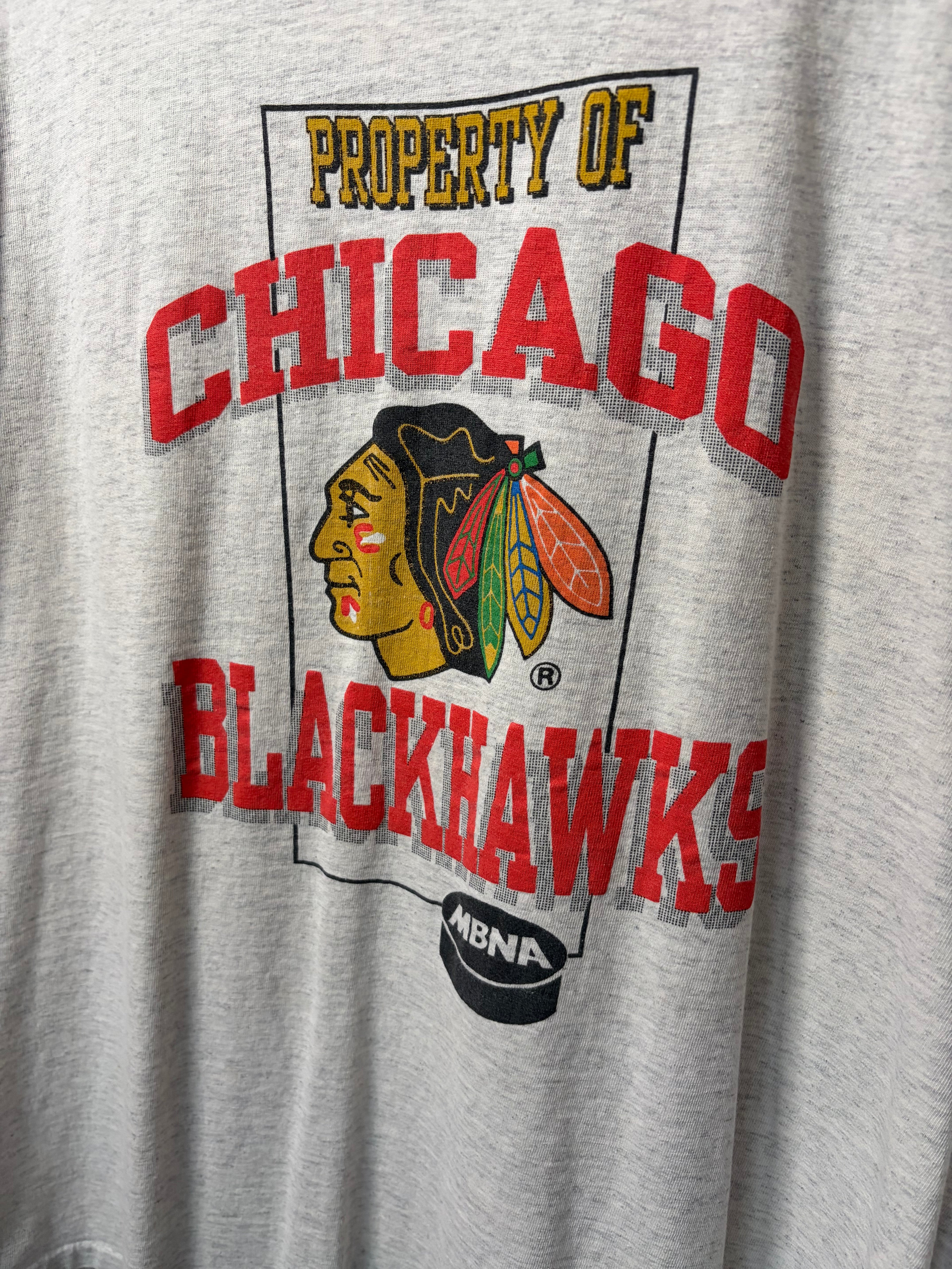 Vintage Blackhawks T Shirt (XL)