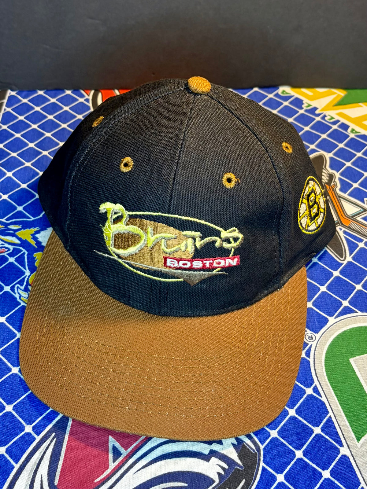 Vintage Boston Bruins Logo Athletic Snapback