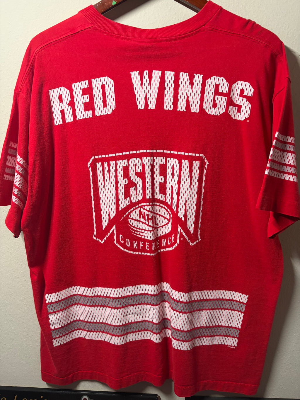Vintage Detroit Red Wings Pro Player T Shirt (XL)