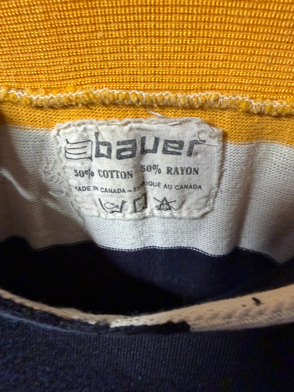 Vintage 1970s Bauer / Boston Bruins Jersey