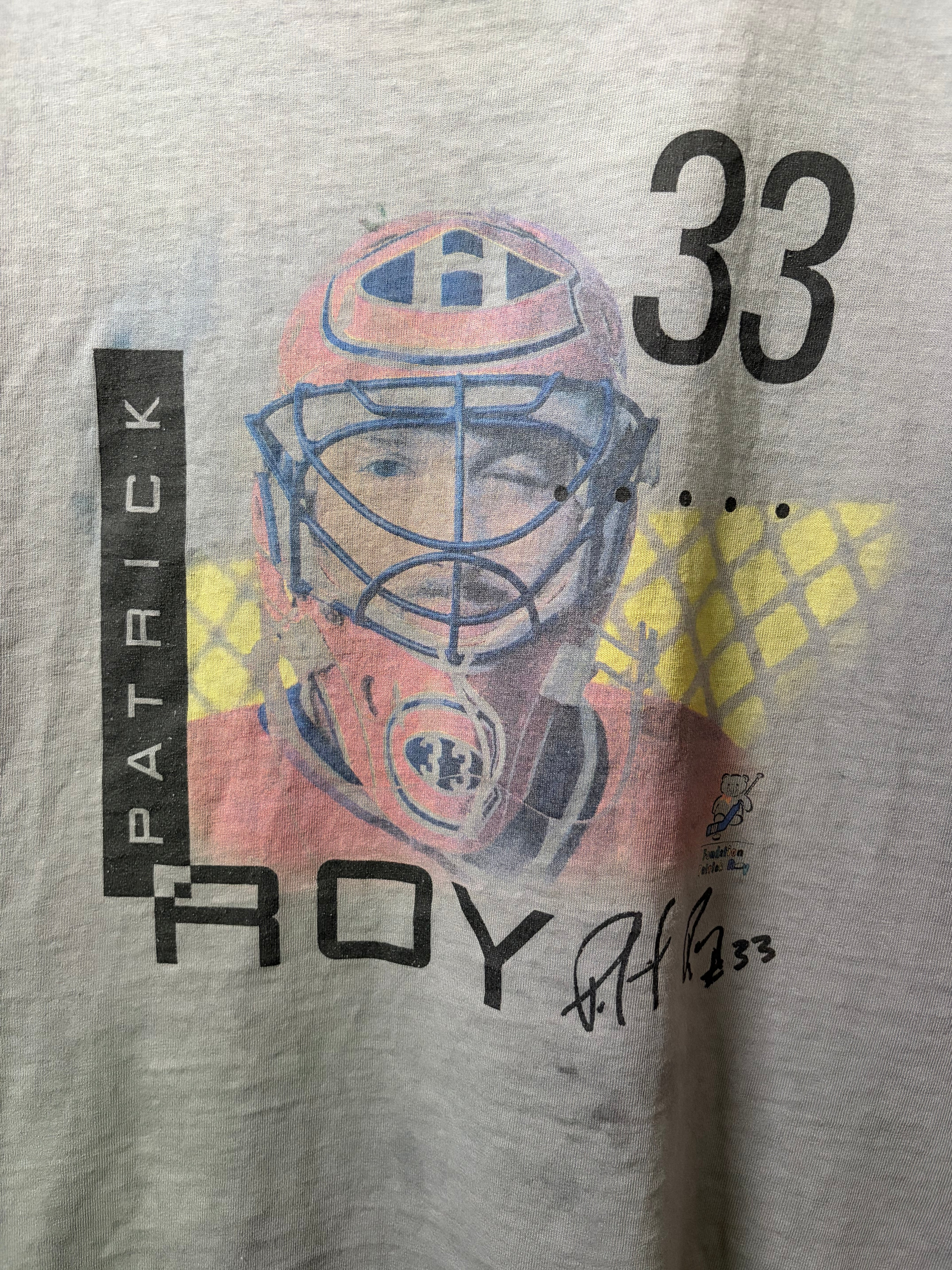 Vintage Patrick Roy Canadiens T Shirt (XL)