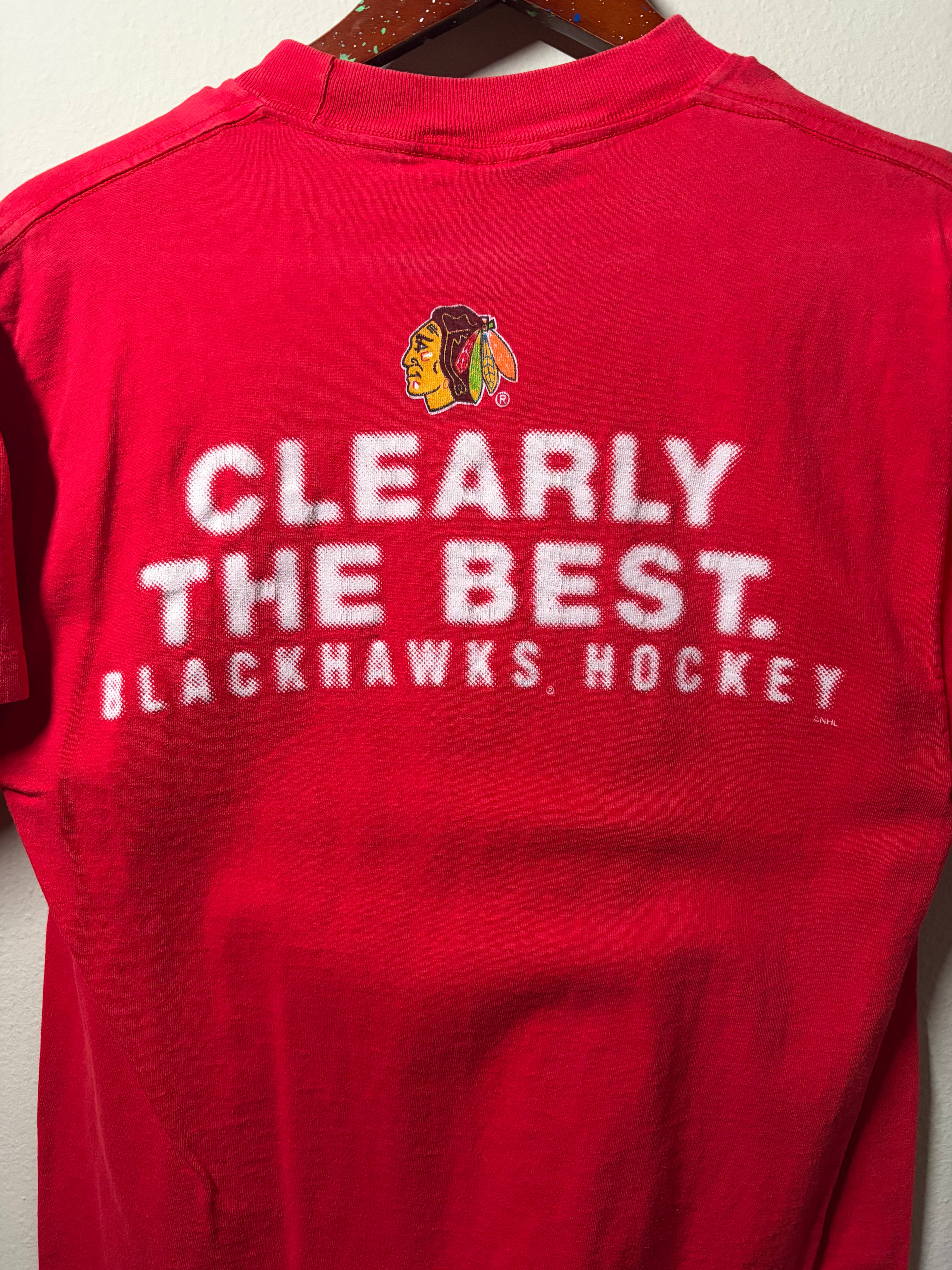 Vintage Blackhawks “Get Focused” T Shirt (Medium)