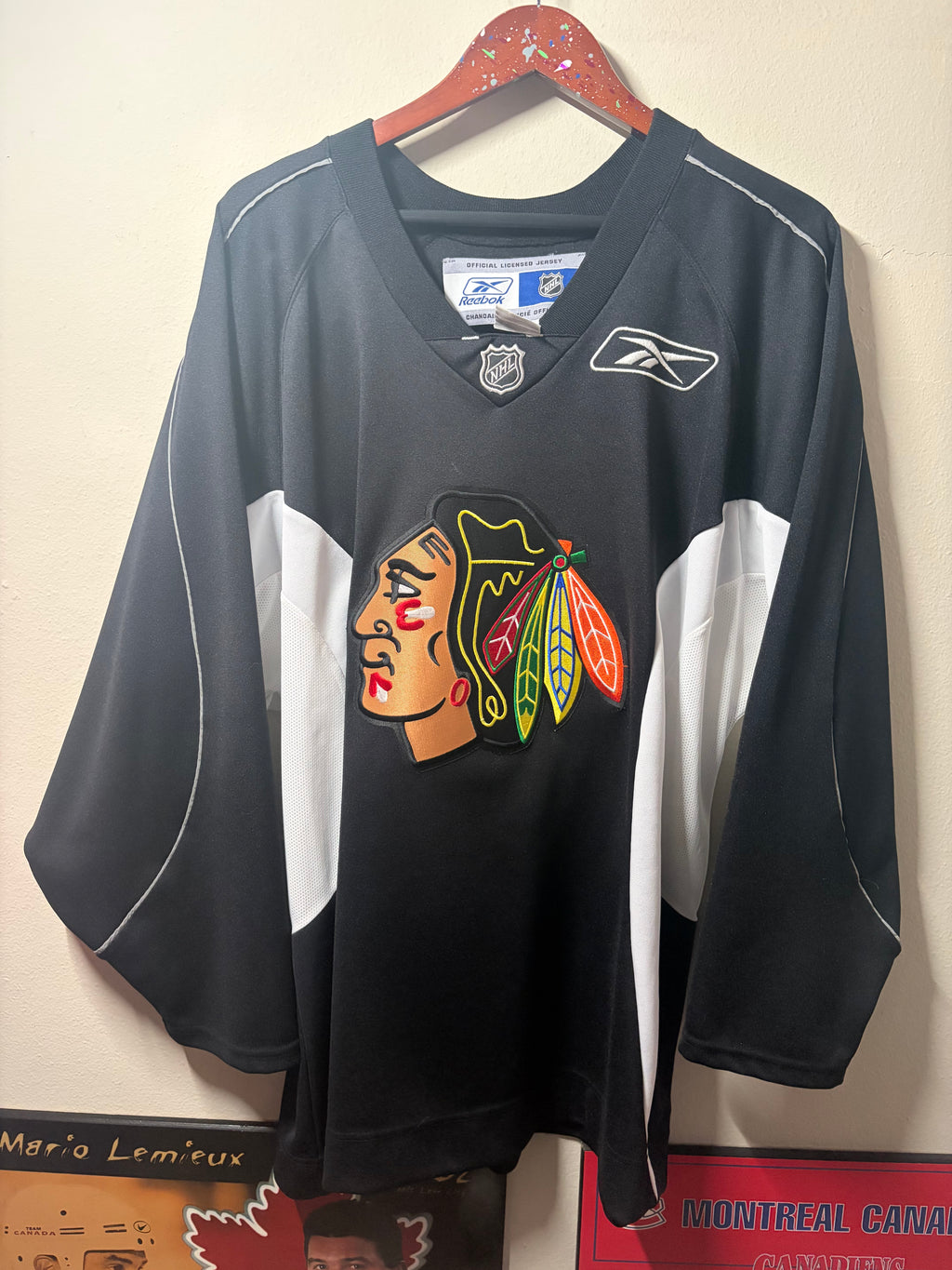 Patrick Sharp #10 Reebok Practice Jersey (Large)